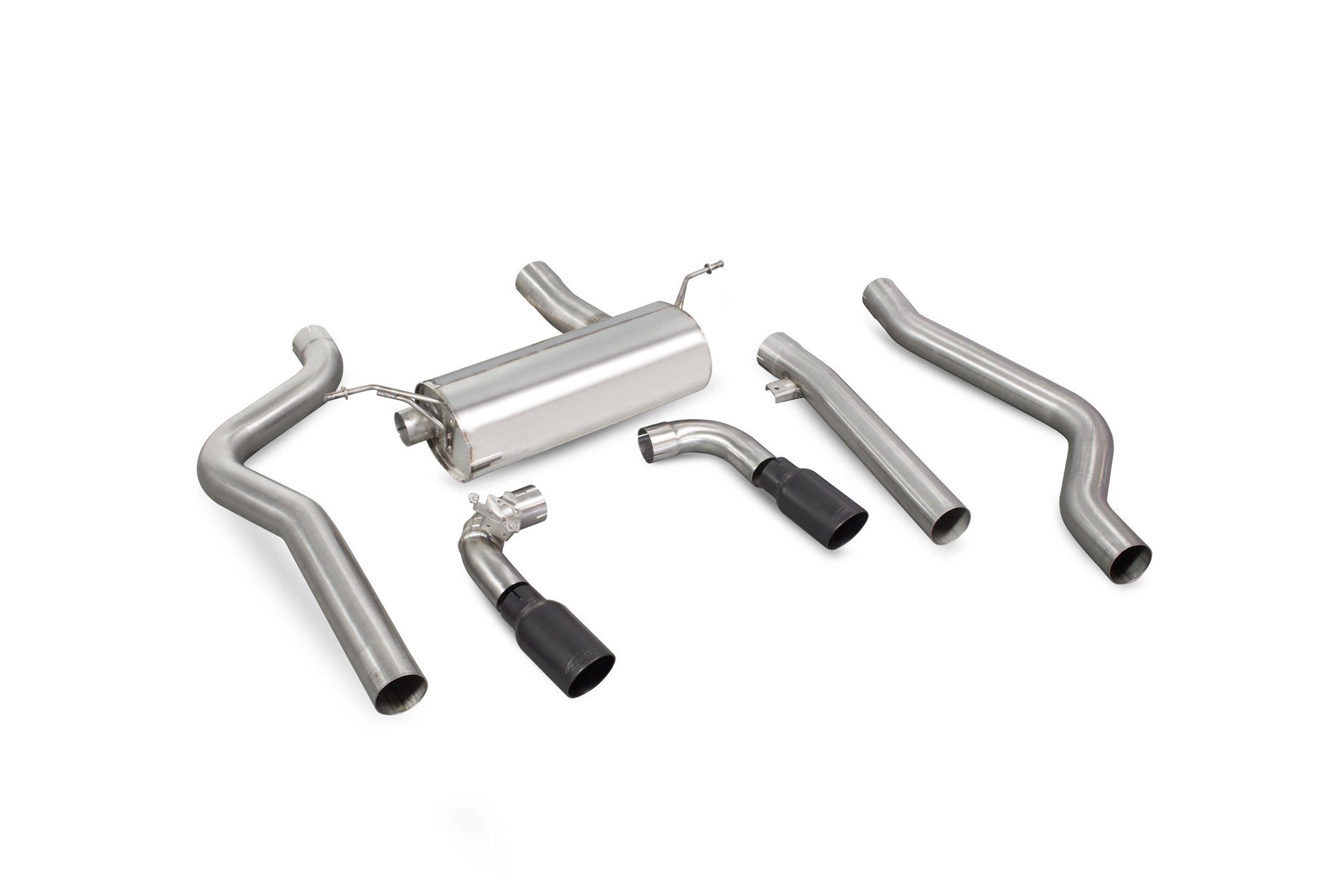 Scorpion Exhausts BMW M140i (F20 F21) Non GPF Model Only 2016 2019 Non-resonated cat-back system – Daytona Ceramic Tips