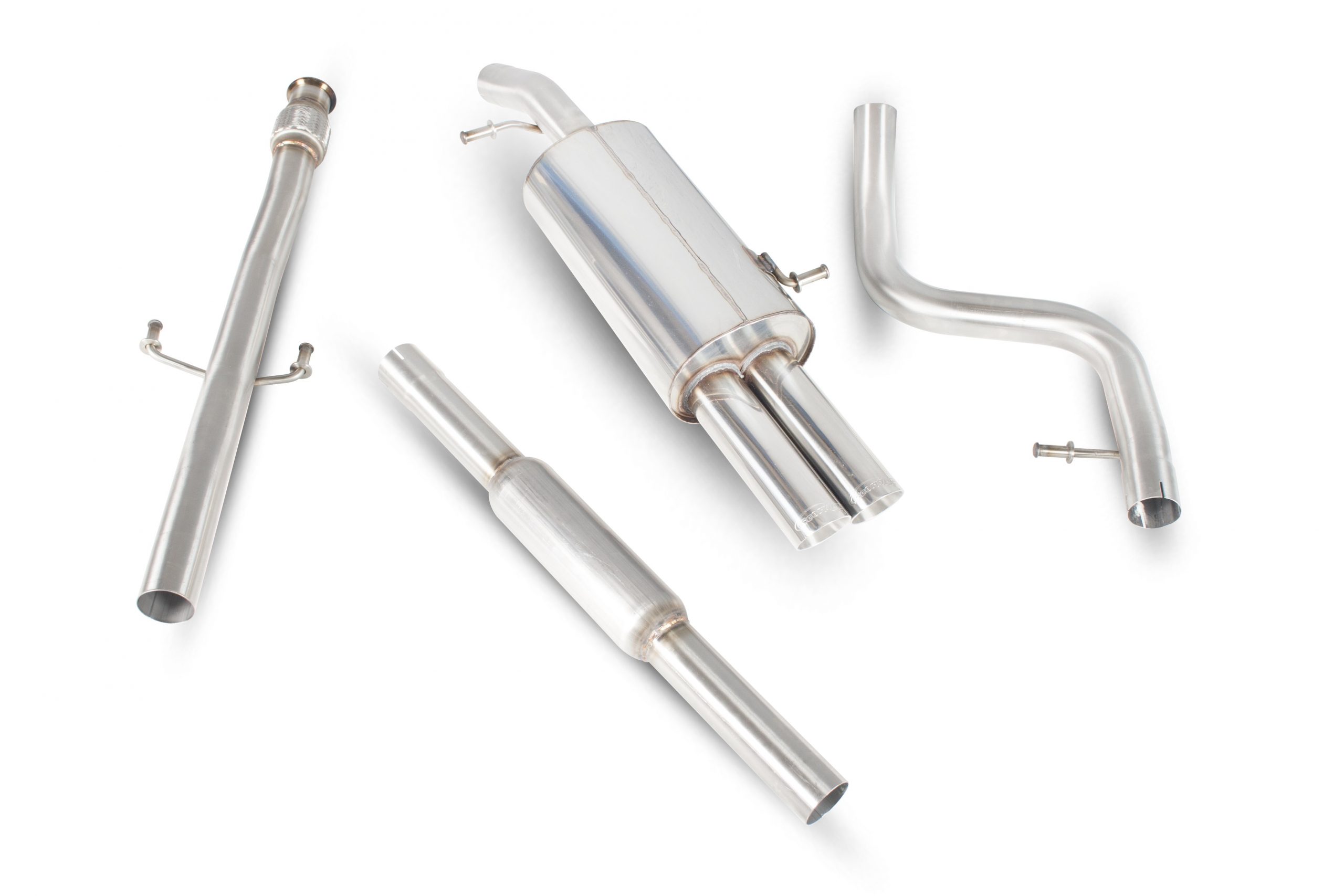 Scorpion Exhausts Citroen DS3 Racing & 1.6 T 2011 2015 Resonated cat-back system – Daytona TIps