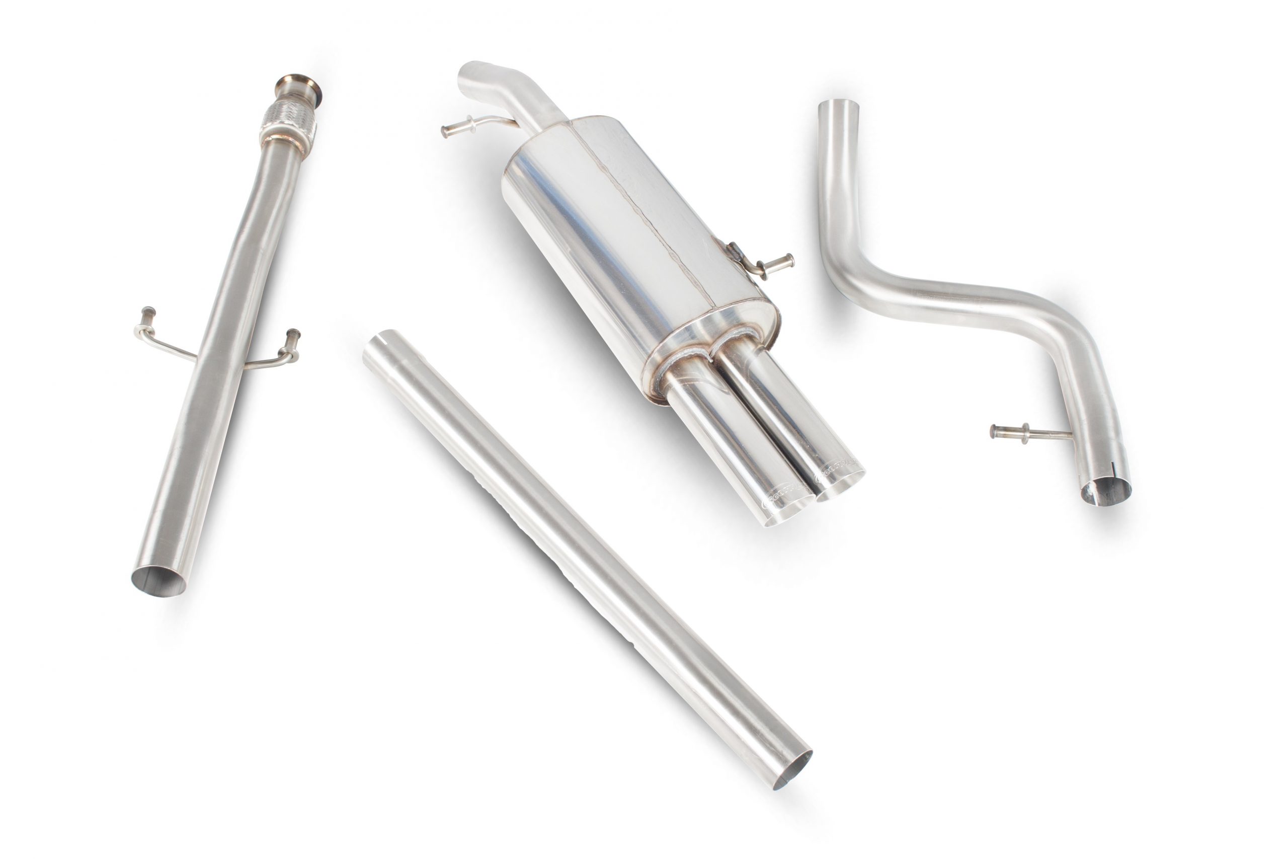 Scorpion Exhausts Citroen DS3 Racing & 1.6 T 2011 2015 Non-resonated cat-back system – Daytona Tips