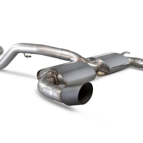 Scorpion Exhausts Ford Focus MK2 RS  2009 2011 Non-resonated cat-back system – Daytona Ceramic Tips
