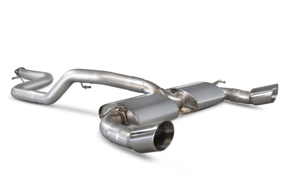 Scorpion Exhausts Ford Focus MK2 RS  2009 2011 Non-resonated cat-back system – Daytona Tips