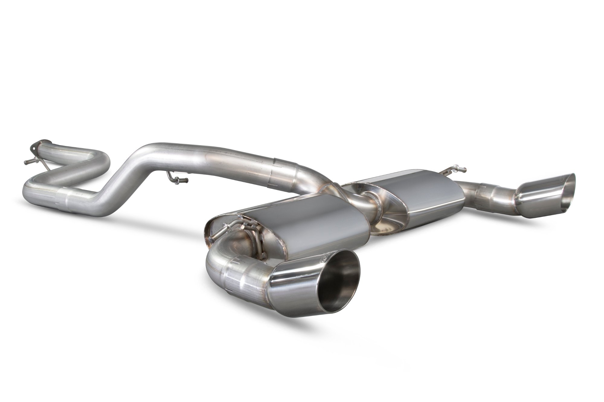 Scorpion Exhausts Ford Focus MK2 RS 2009 2011 Non-resonated cat-back system – Daytona Tips