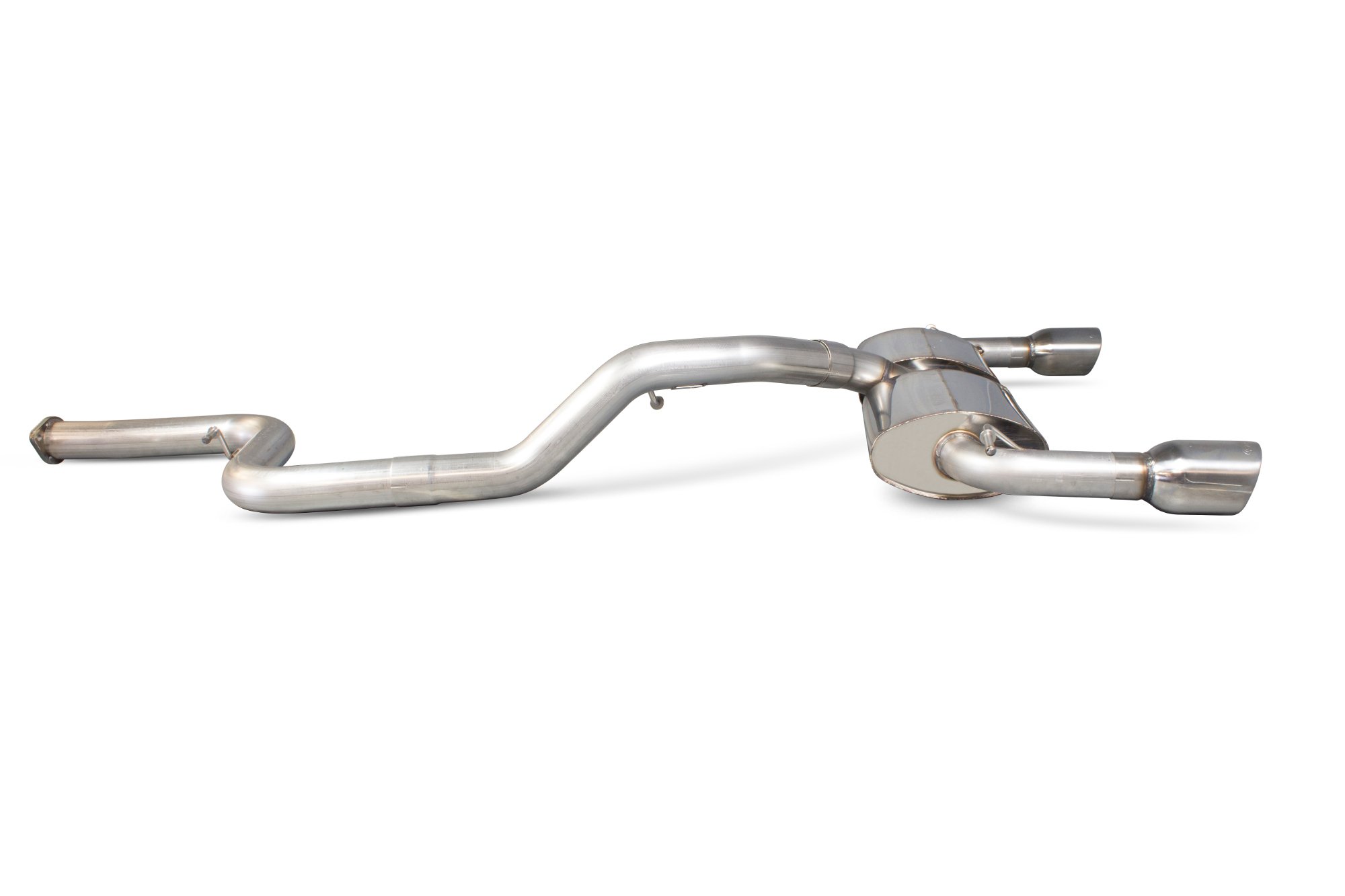 Scorpion Exhausts Ford Focus MK2 ST 225 2.5 Turbo 2006 2011 76mm/3 Non-resonated cat-back system – Daytona Tips