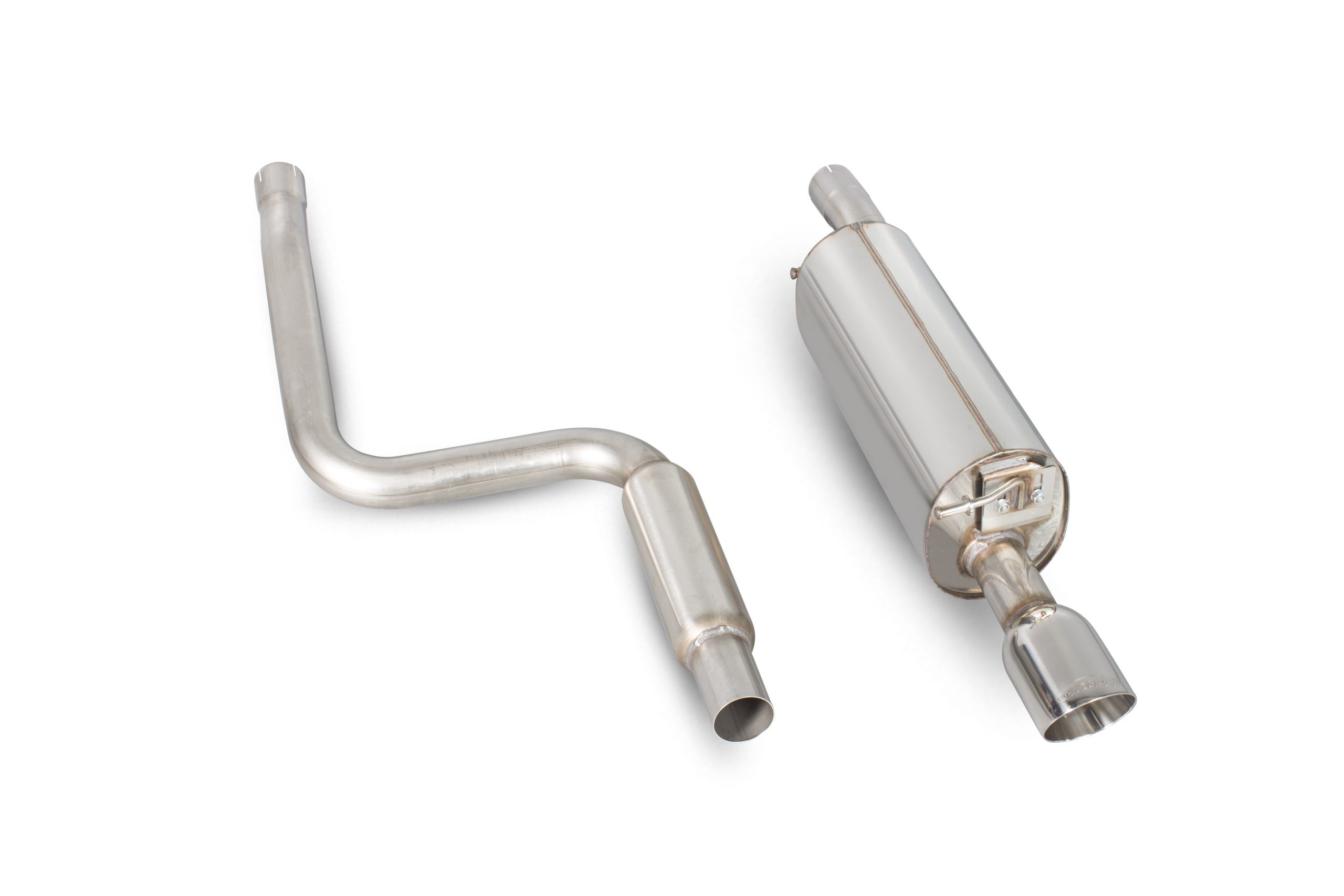 Scorpion Exhausts Ford Fiesta ST150 2004 2008 Resonated cat-back System – Daytona Tips