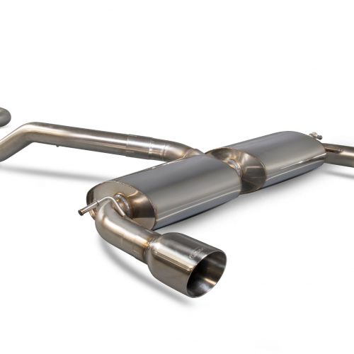 Scorpion Exhausts Ford Focus MK2 ST 225 2.5 Turbo  2006 2011 63.5mm/2.5 Resonated cat-back system – Daytona Tips