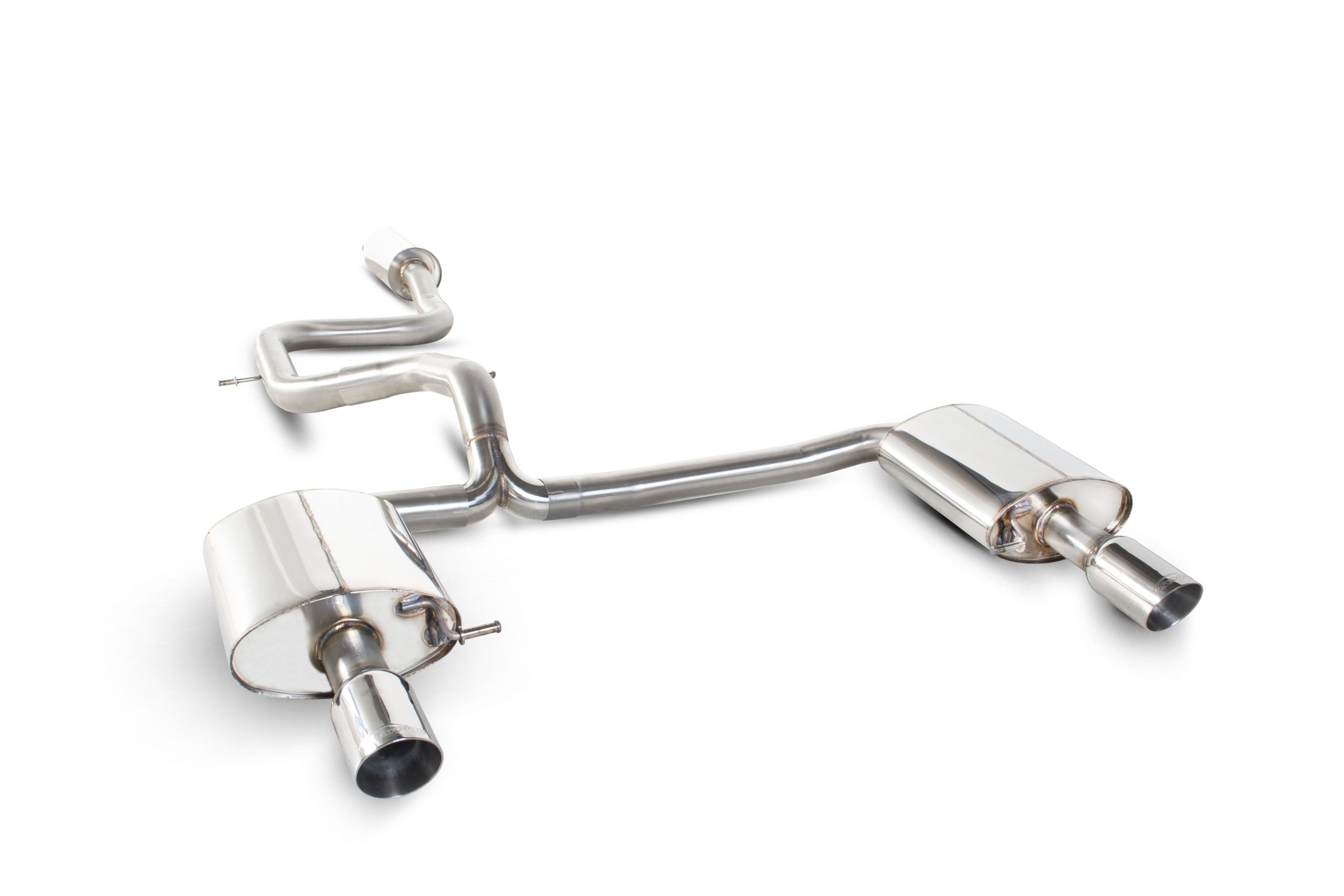 Scorpion Exhausts Ford Mondeo 2.5 Turbo Hatchback 2007 2011 Resonated cat-back system – Daytona Tips