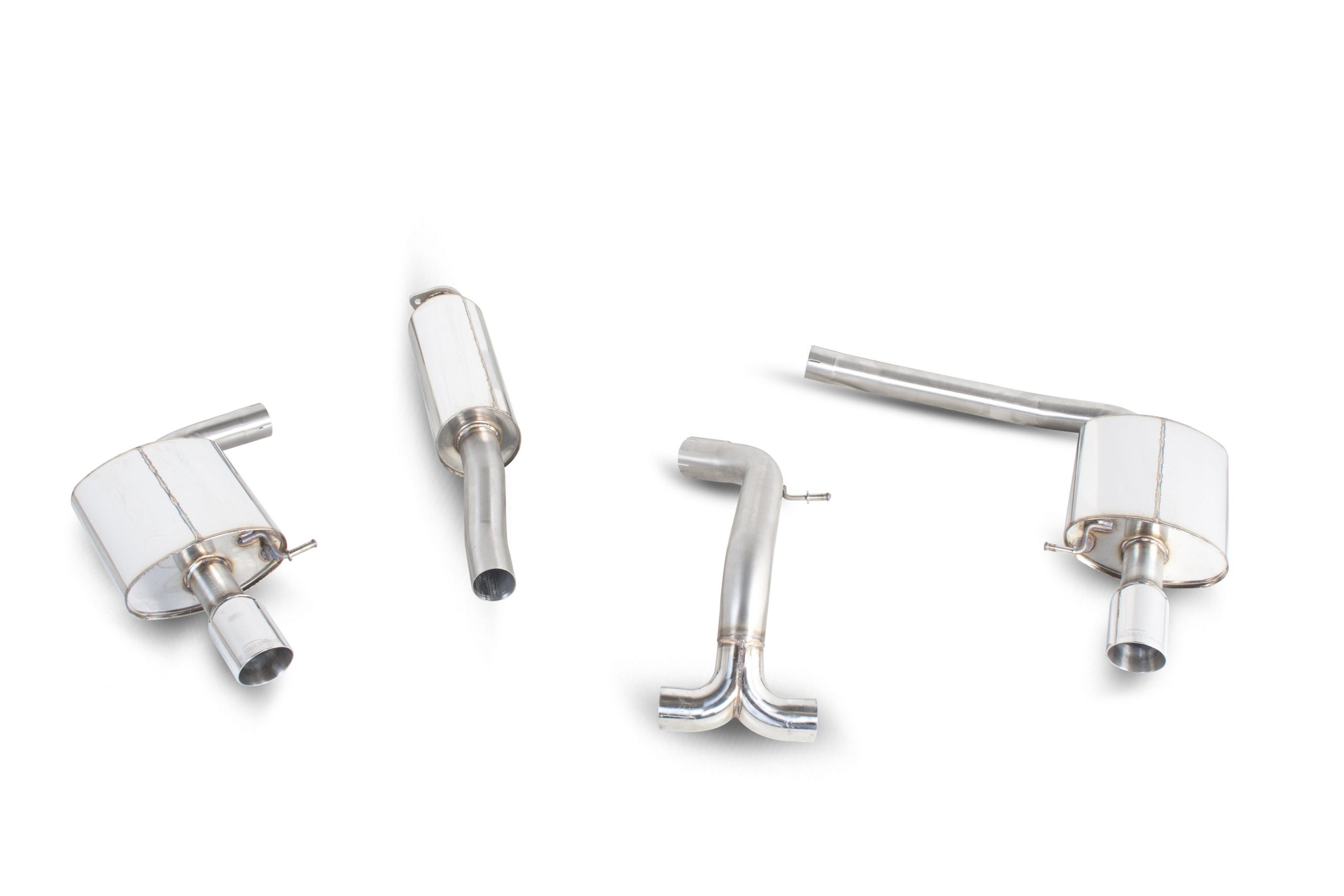 Scorpion Exhausts Ford Mondeo 2.5 Turbo Hatchback 2007 2011 Resonated cat-back system – Daytona Tips