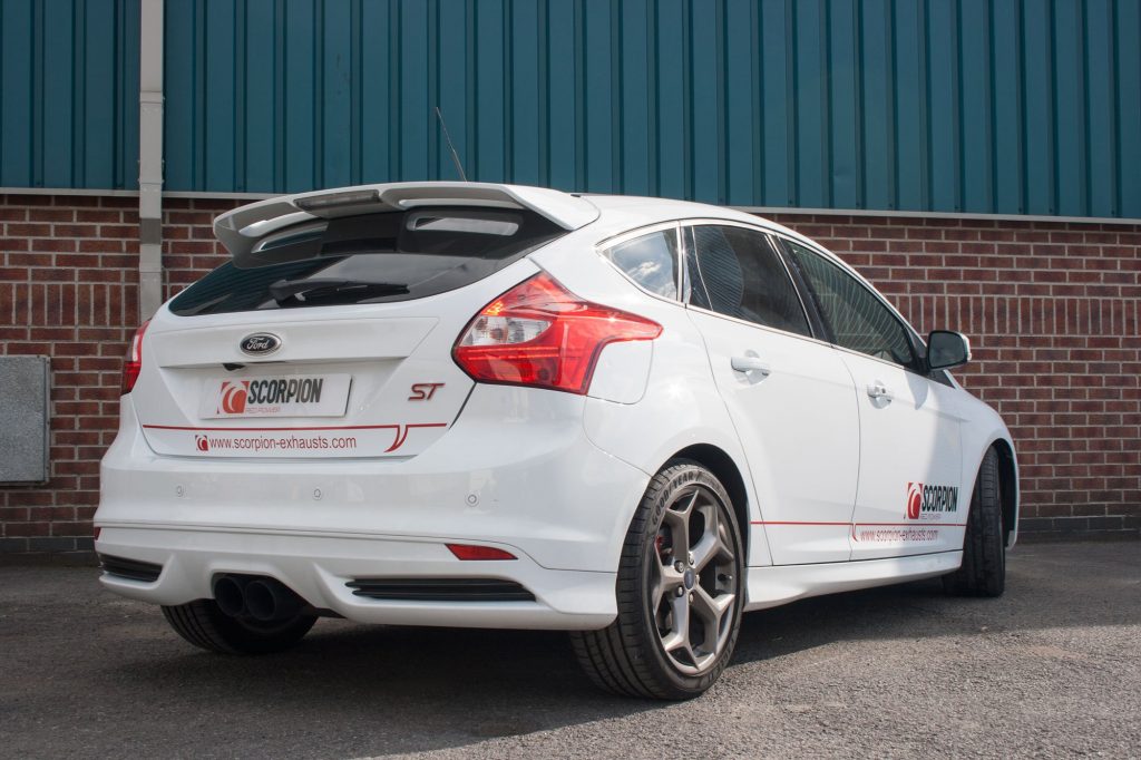 Scorpion Exhausts Ford Focus MK3 ST 250 Hatch Non GPF Model Only 2012 2019 Resonated cat-back system – Daytona Ceramic Tips