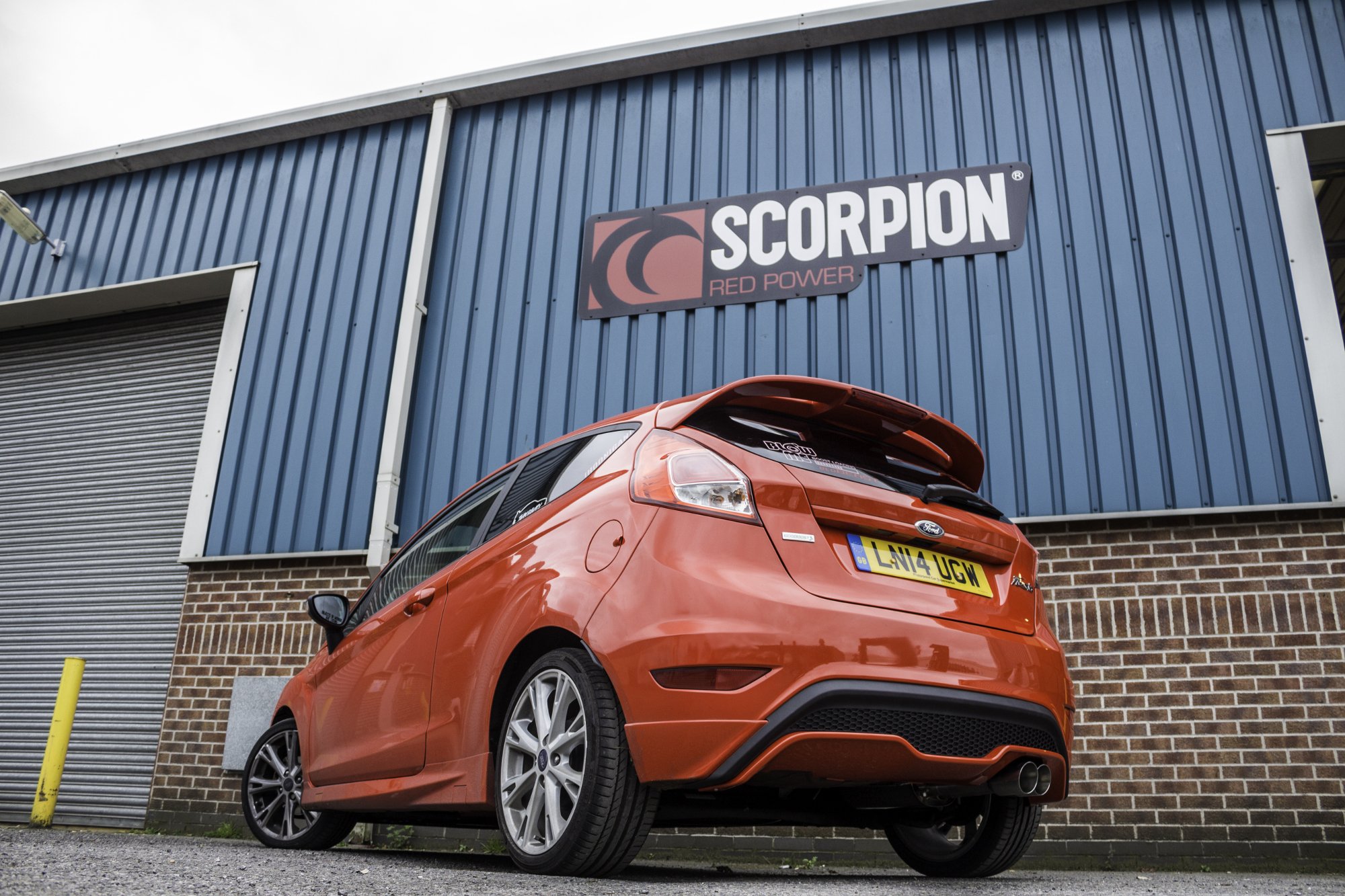 Scorpion Exhausts Ford Fiesta Ecoboost 1.0T 100125 & 140 PS 2013 2017 Resonated cat-back system – Daytona Tips