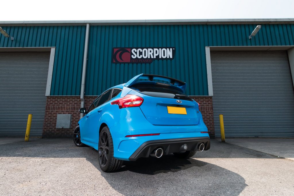 Scorpion Exhausts Ford Focus MK3 RS Non GPF Model Only 2016 2019 Cat-back system with electronic valve – Indy Tips