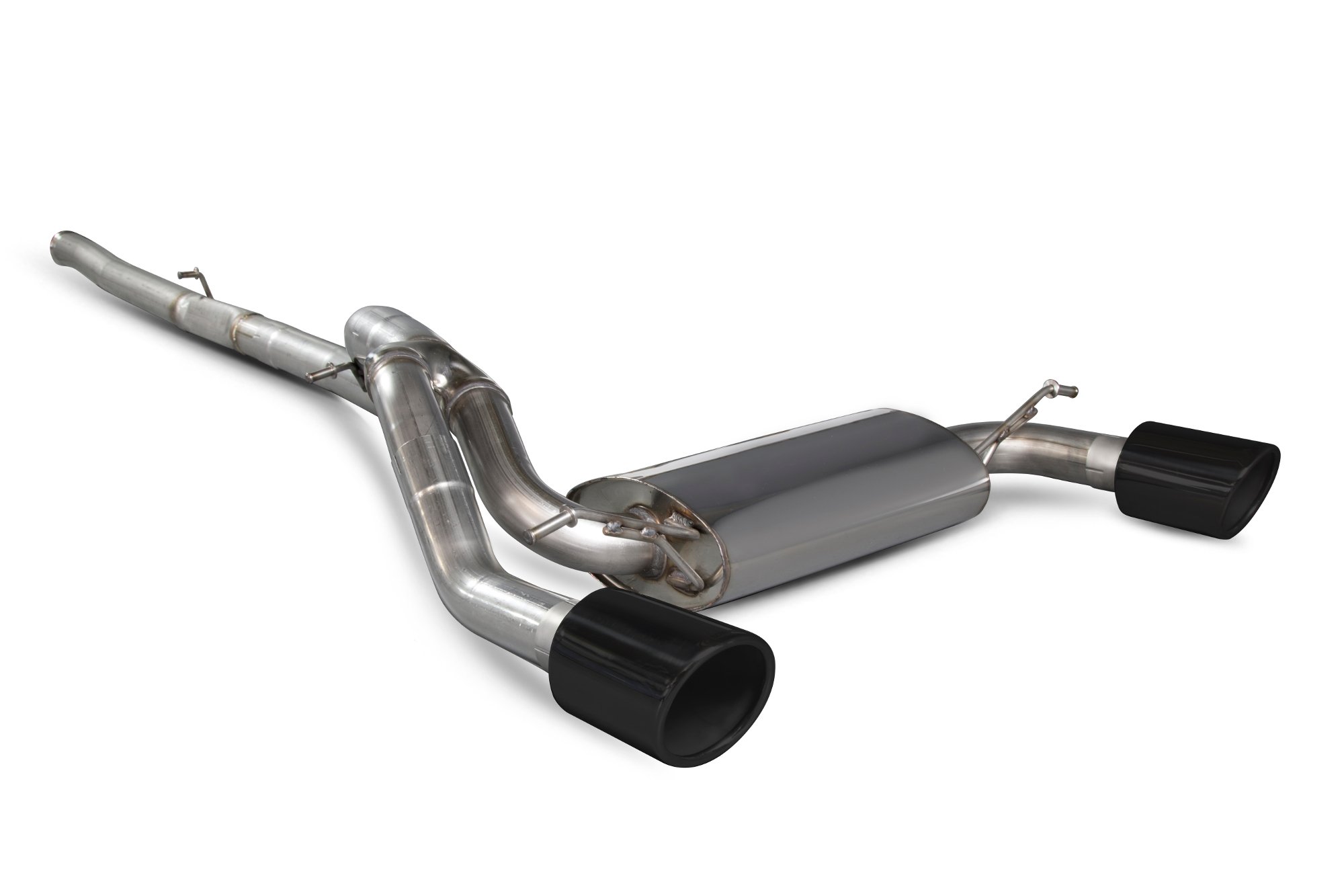 Scorpion Exhausts Ford Focus MK3 RS Non GPF Model Only 2016 2019 Cat-back system with no valves – Indy Ceramic Tips