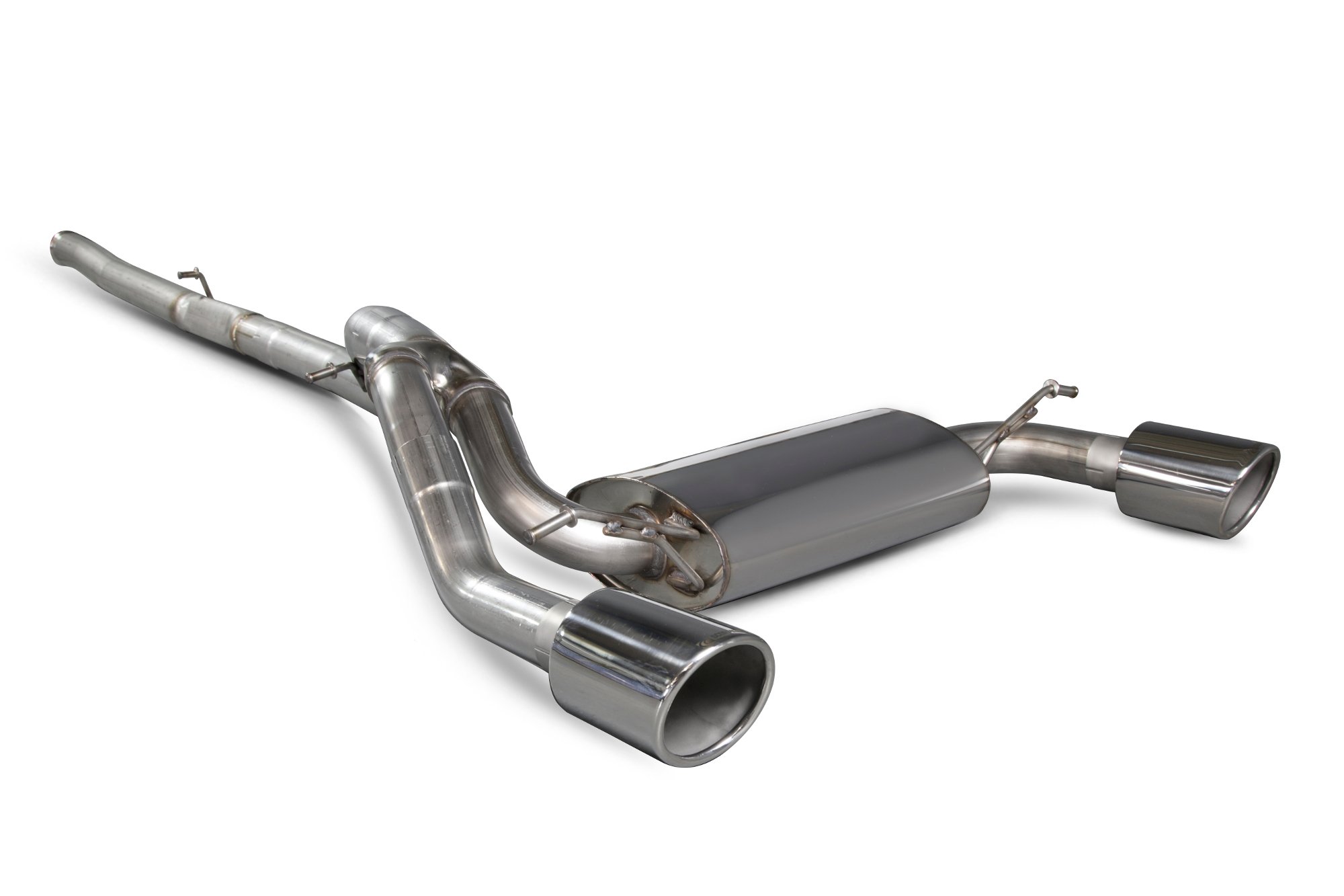 Scorpion Exhausts Ford Focus MK3 RS Non GPF Model Only 2016 2019 Cat-back system with no valves – Indy Tips