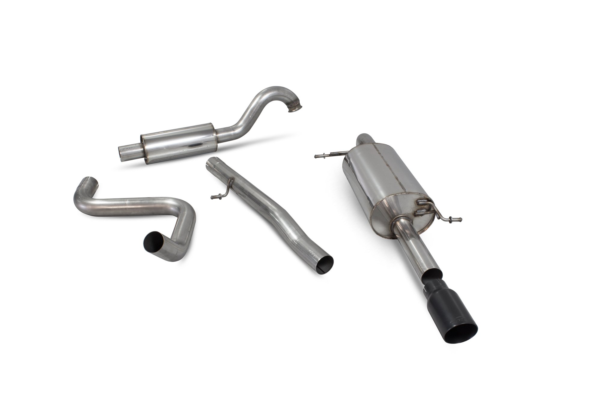Scorpion Exhausts Ford Fiesta ST-Line 1.0T Non GPF Model Only 2017 2019 Resonated cat-back system – – Daytona Ceramic Tips