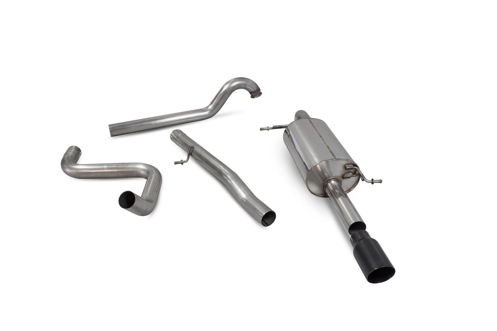 Scorpion Exhausts Ford Fiesta ST-Line 1.0T Non GPF Model Only 2017 2019 Non-resonated cat-back system – Daytona Ceramic Tips