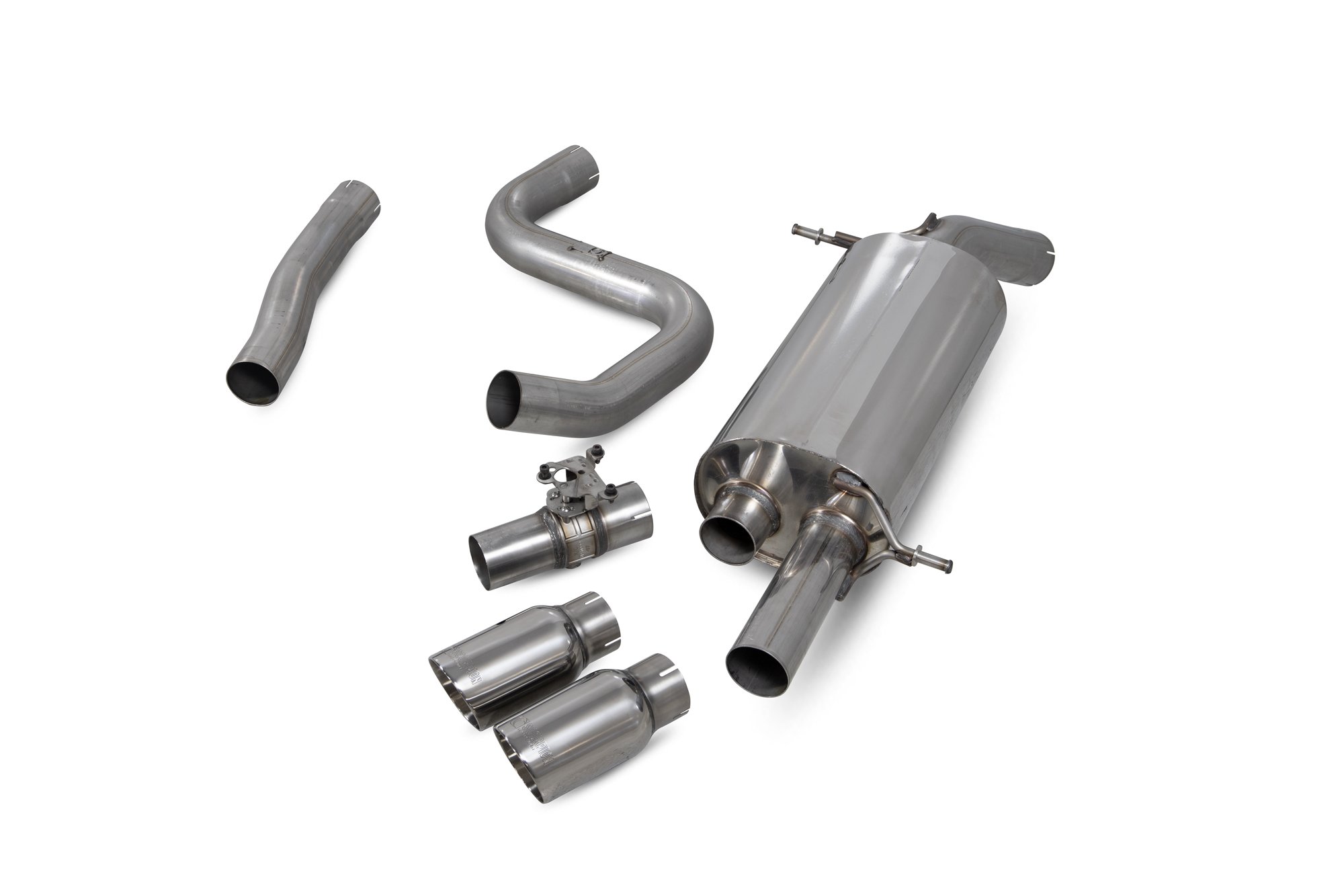 Scorpion Exhausts Ford Fiesta ST MK8 GPF Model Only 2018 2020 GPF-Back system with electronic valve – Daytona Tips