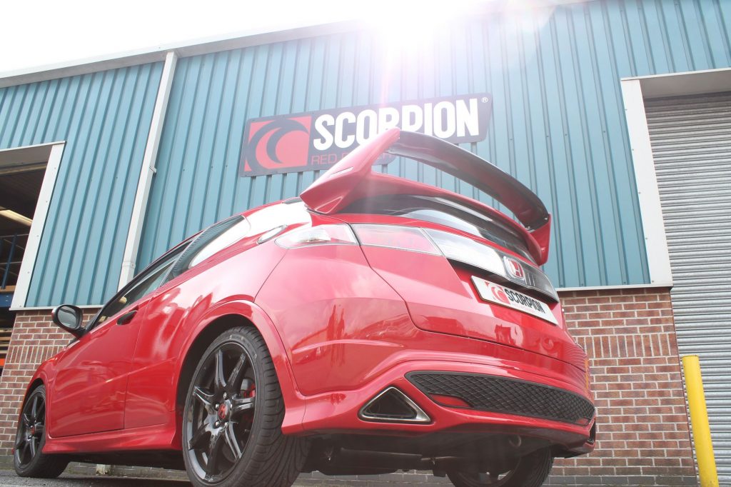 Scorpion Exhausts Honda Civic Type R FN2  2007 2012 Resonated cat-back system – OE Fitment