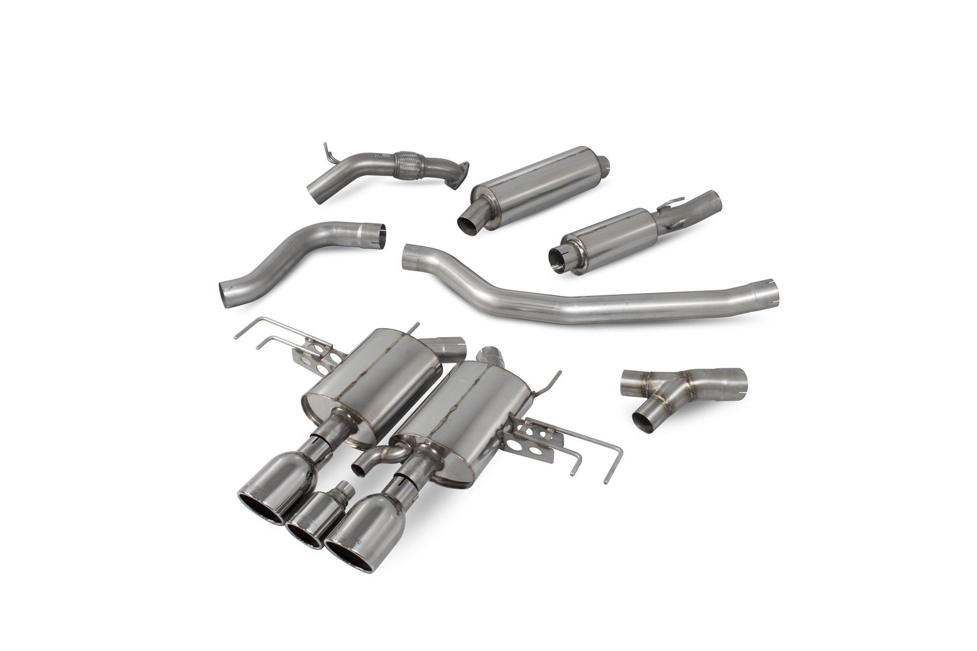 Scorpion Exhausts Honda Civic Type R FK8 R/H Drive Non GPF Model Only 2017 2019 Resonated cat-back system – Indy Tips