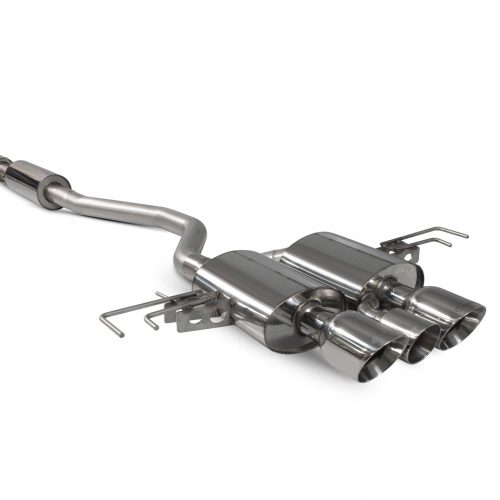 Scorpion Exhausts Honda Civic Type R FK8 L/H Drive Non GPF Model Only 2017 2019 Resonated flex-back system – Daytona Tips