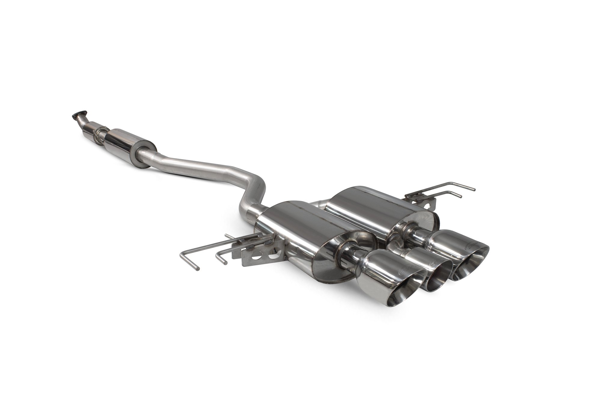 Scorpion Exhausts Honda Civic Type R FK8 L/H Drive Non GPF Model Only 2017 2019 Resonated flex-back system – Daytona Tips