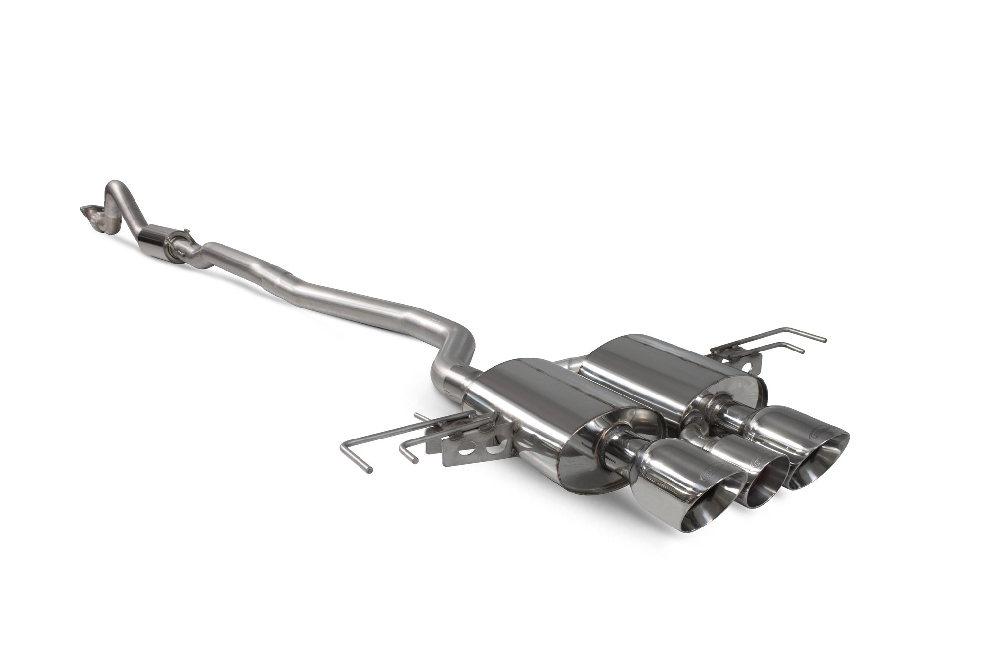 Scorpion Exhausts Honda Civic Type R FK8 R/H Drive 2017 2018 Part-resonated cat-back system – Daytona Tips