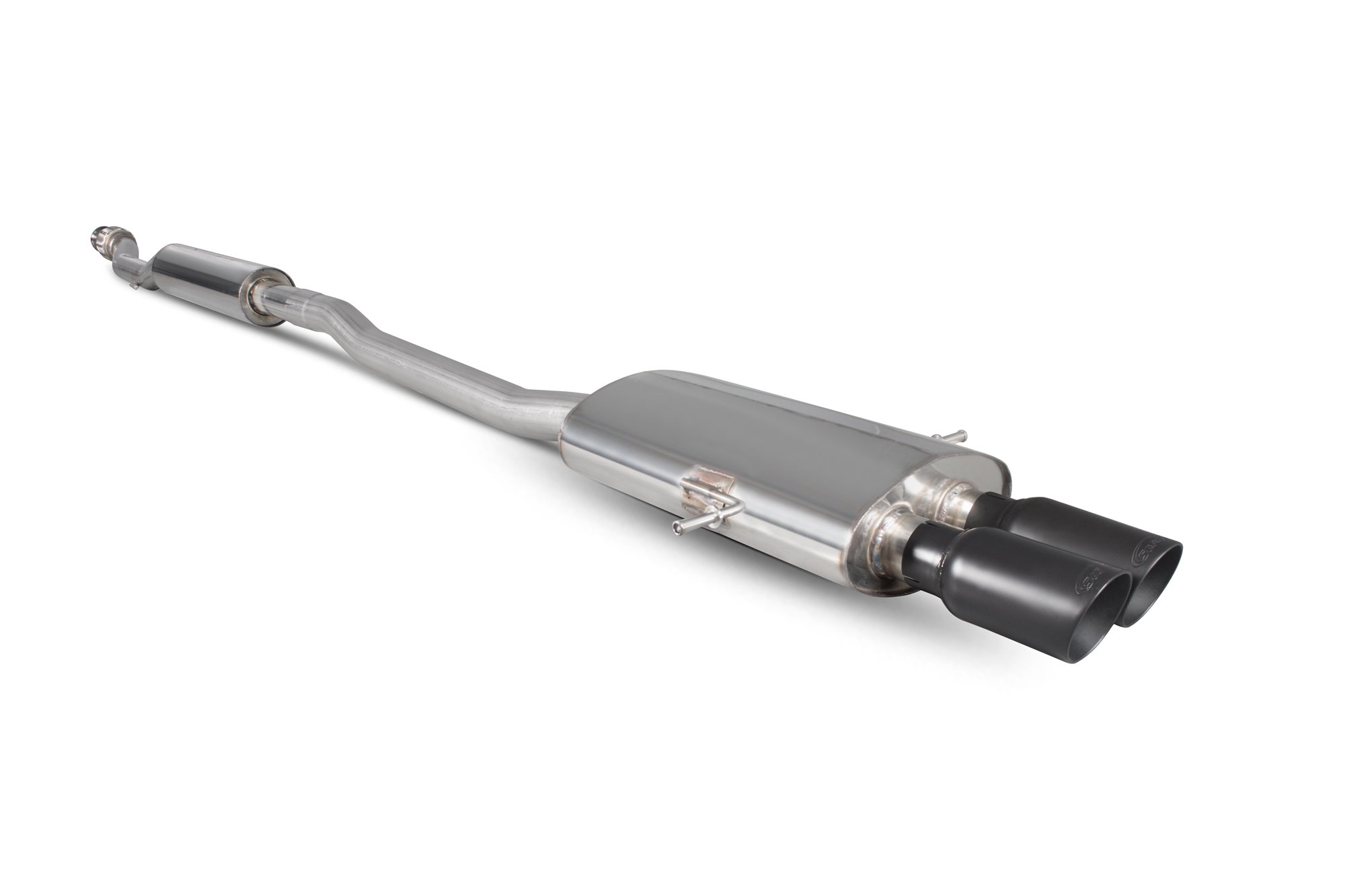 Scorpion Exhausts Mini Cooper S R56 / R57 / R58 / R59 2007 2014 Resonated cat-back system – Daytona Ceramic Tips