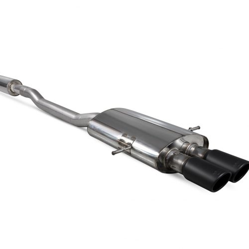 Scorpion Exhausts Mini Cooper S R56 / R57 / R58 / R59 2007 2014 Resonated cat-back system – Monaco (twin) Tips