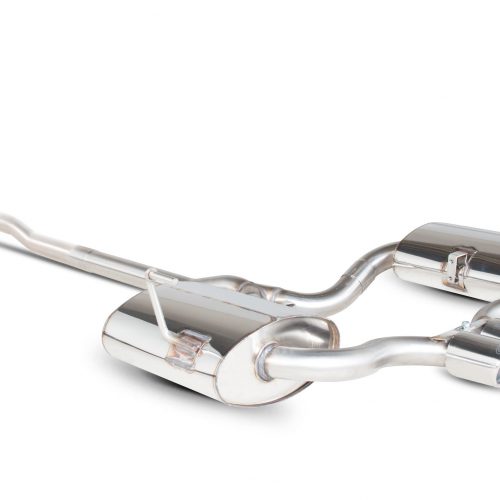 Scorpion Exhausts Mini Cooper S R52/R53 2002 2006 Resonated cat-back system – Monaco (twin) Tips