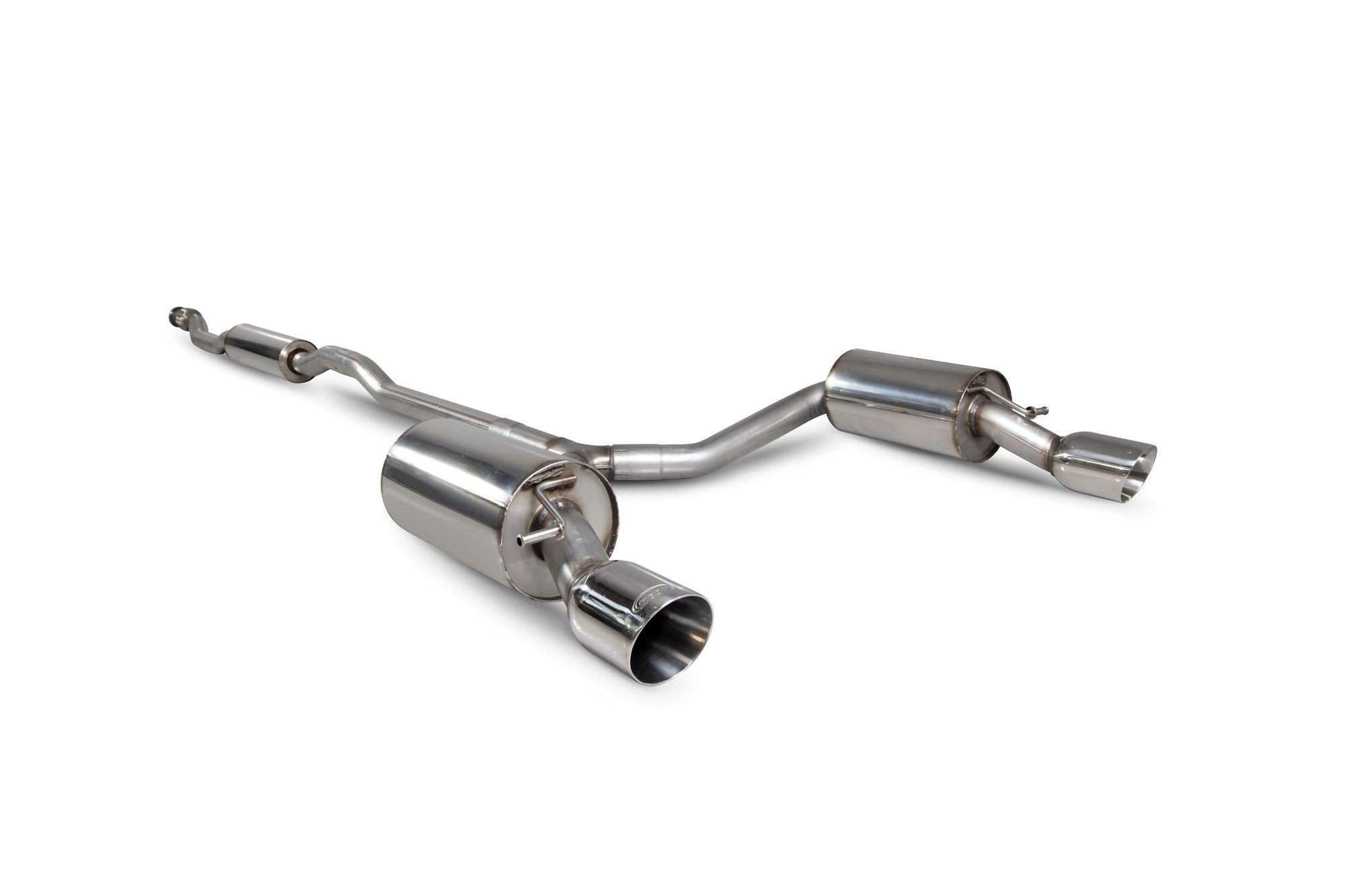 Scorpion Exhausts Mini Cooper S Clubman R55 2007 2014 Resonated cat-back system – Daytona Tips