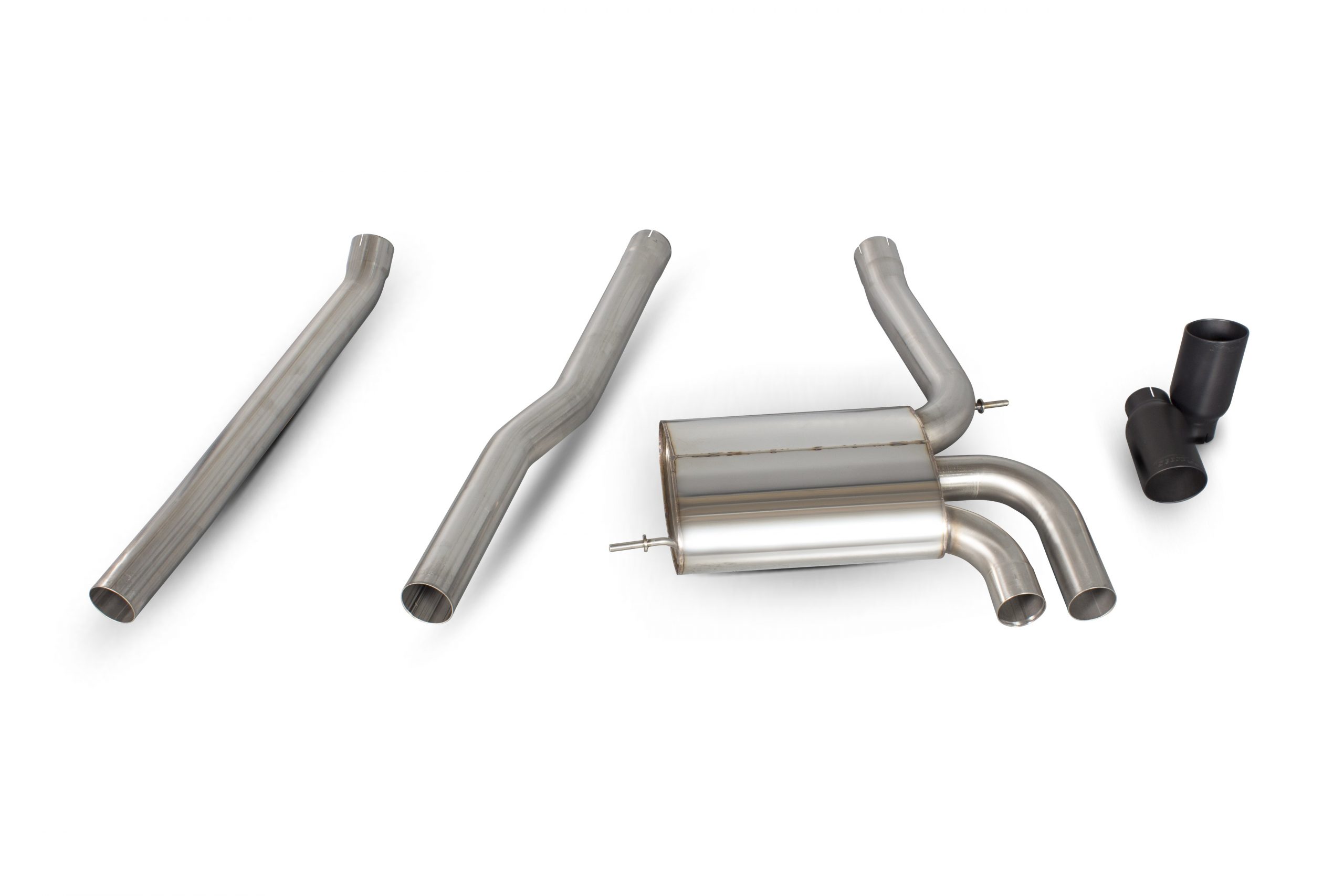 Scorpion Exhausts Mini Cooper S F56 3 Door Non GPF Model Only 2014 2018 Non-resonated cat-back system – Daytona Ceramic Tips