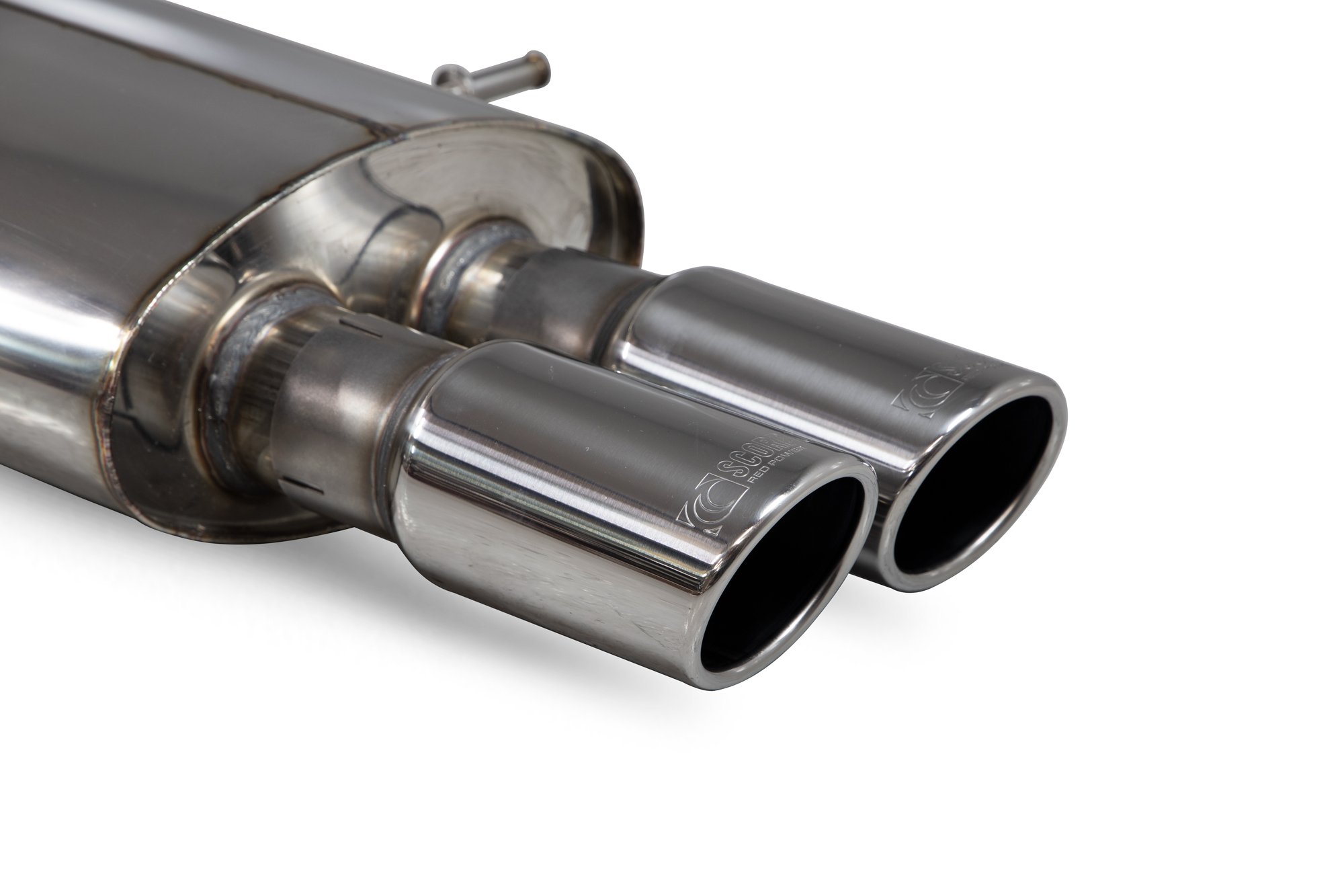 Scorpion Exhausts Mini Cooper S R56 / R57 / R58 / R59 2007 2014 Non-resonated cat-back system – Monaco (twin) Tips