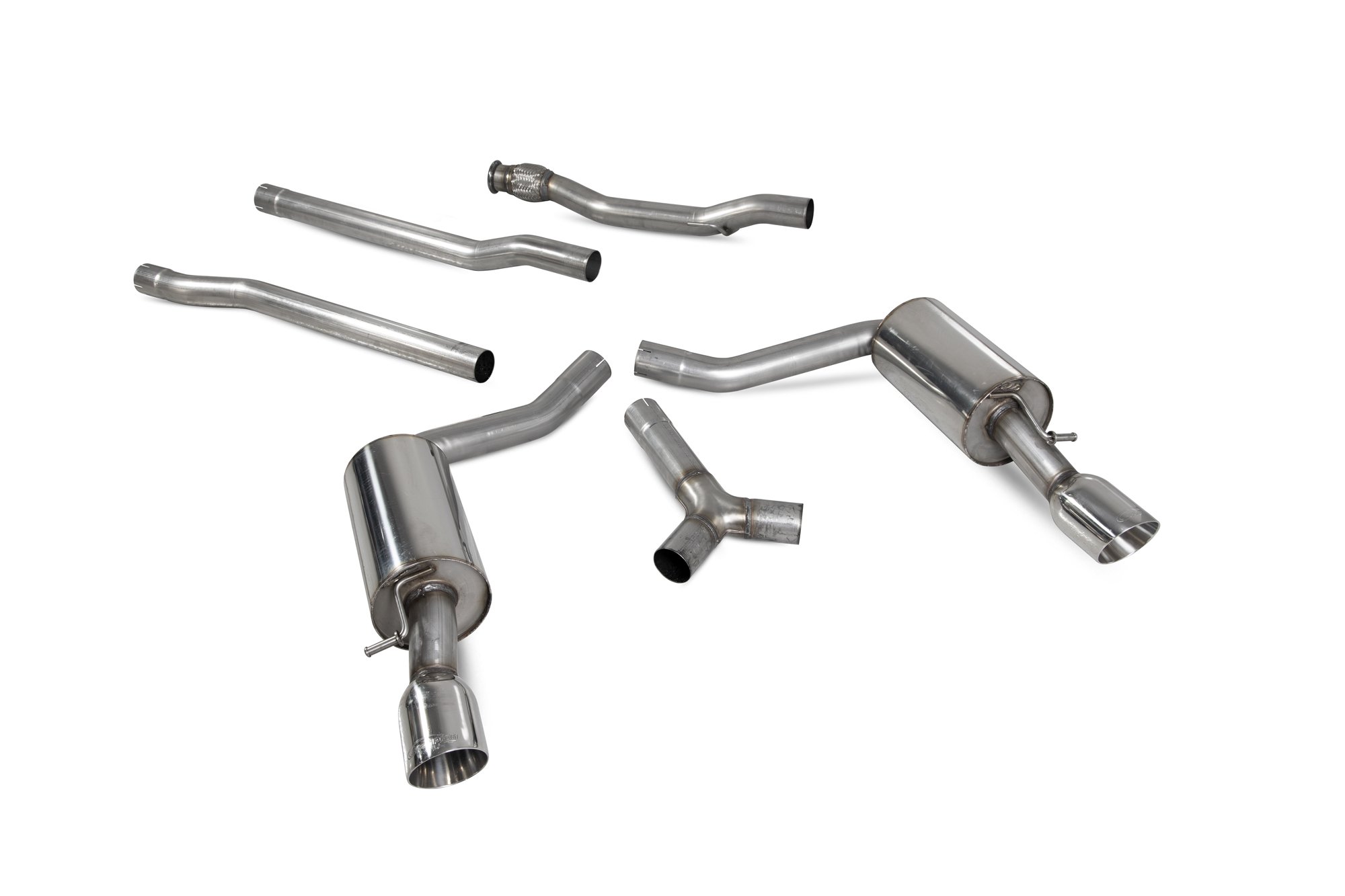 Scorpion Exhausts Mini Cooper S Clubman R55 2007 2017 Non-resonated cat-back system – Daytona Tips