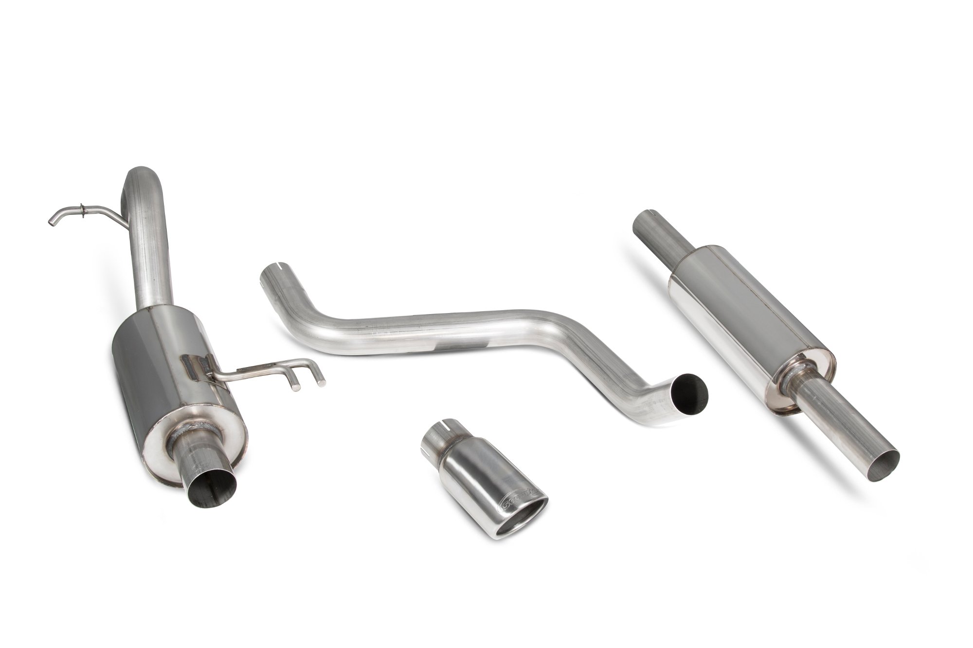 Scorpion Exhausts Mitsubishi Colt Z30 CZT/CZC 3 & 5 Door 1.5T 2004 2008 Resonated cat-back system – Monaco Tips