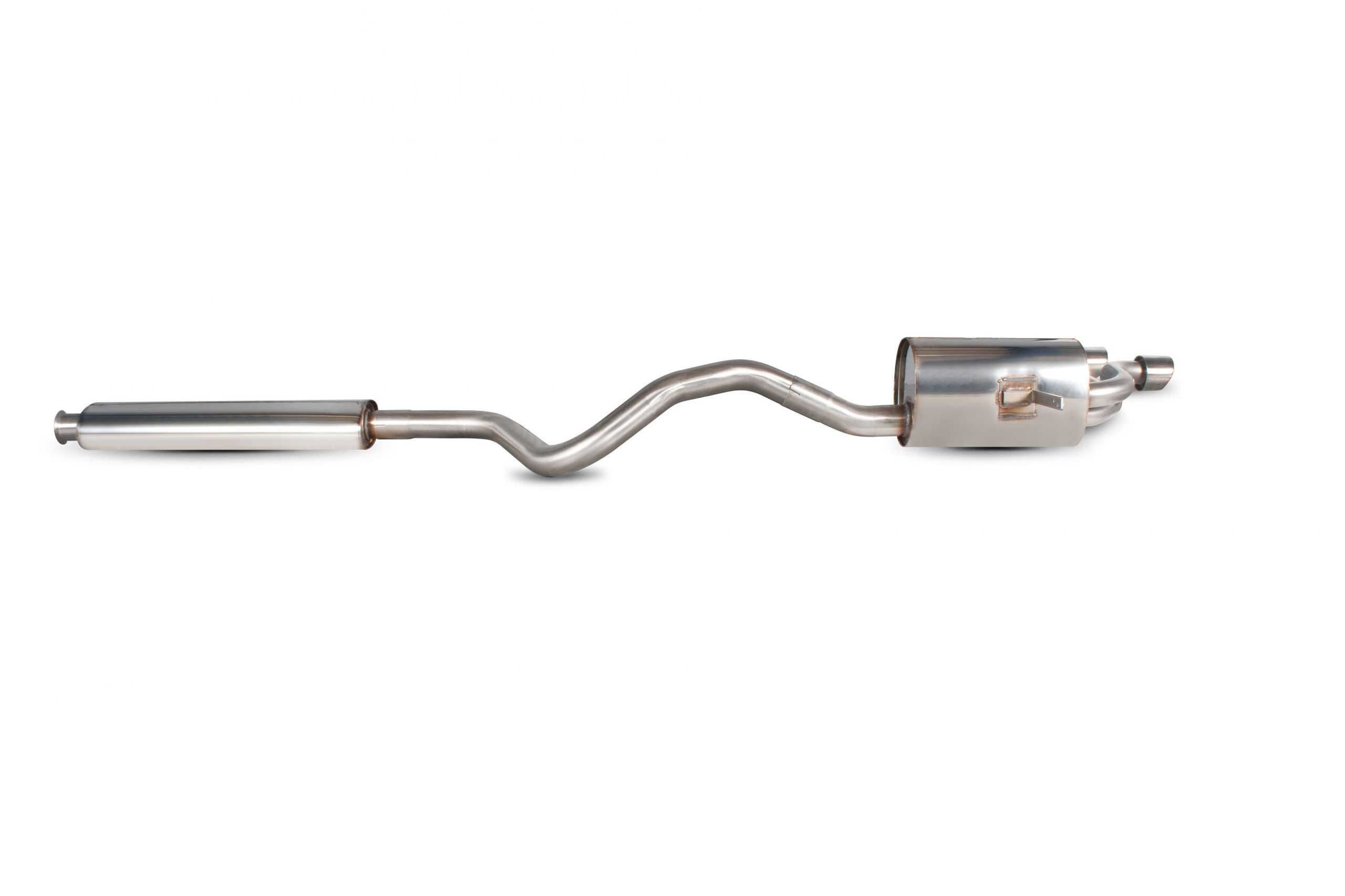 Scorpion Exhausts Renault Megane RS225 2004 2009 Resonated half system – Monaco (twin) Tips