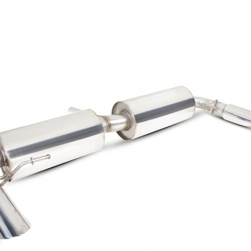 Scorpion Exhausts Renault Clio MK3 197 Sport 2.0 16v 2006 2009 Resonated cat-back system – STW (twin) Tips