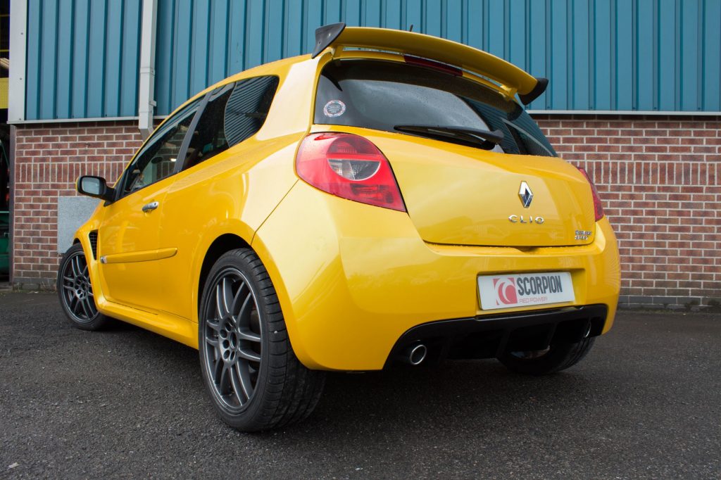Scorpion Exhausts Renault Clio MK3 197 Sport 2.0 16v  2006 2009 Resonated cat-back system – Imola Tips