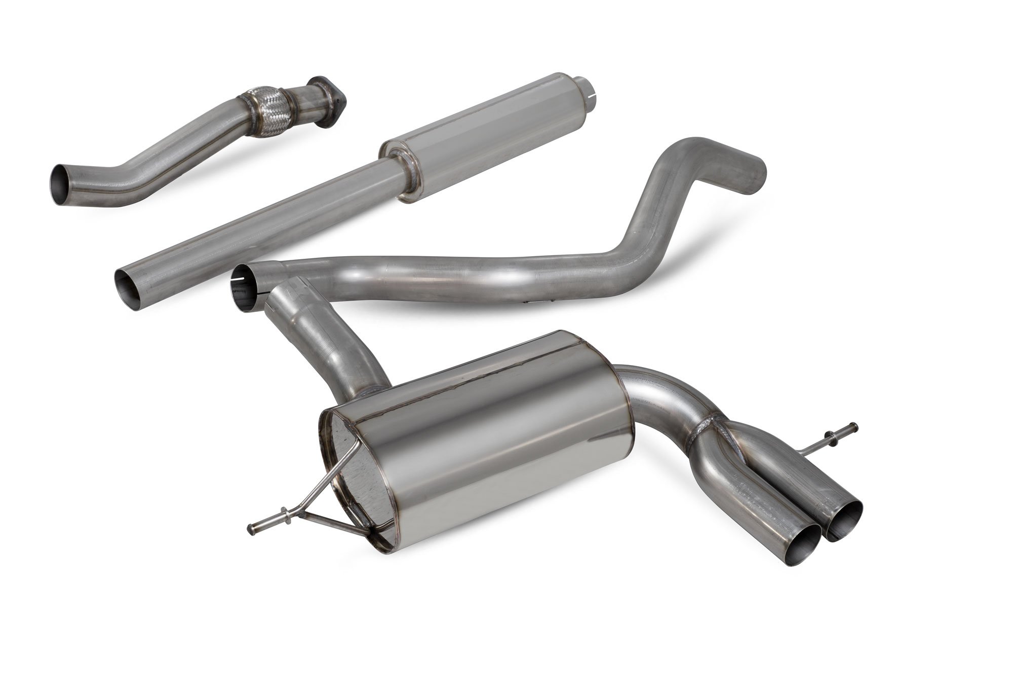 Scorpion Exhausts Renault Megane RS280 GPF/ RS300 Trophy 2019 2020 Resonated Cat/GPF-back system – Special Tips