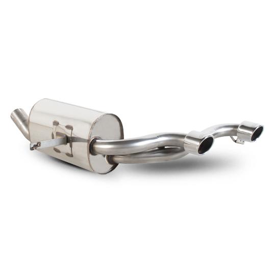 Scorpion Exhausts Renault Megane RS225 2004 2009 Rear silencer only – Monaco (twin) Tips