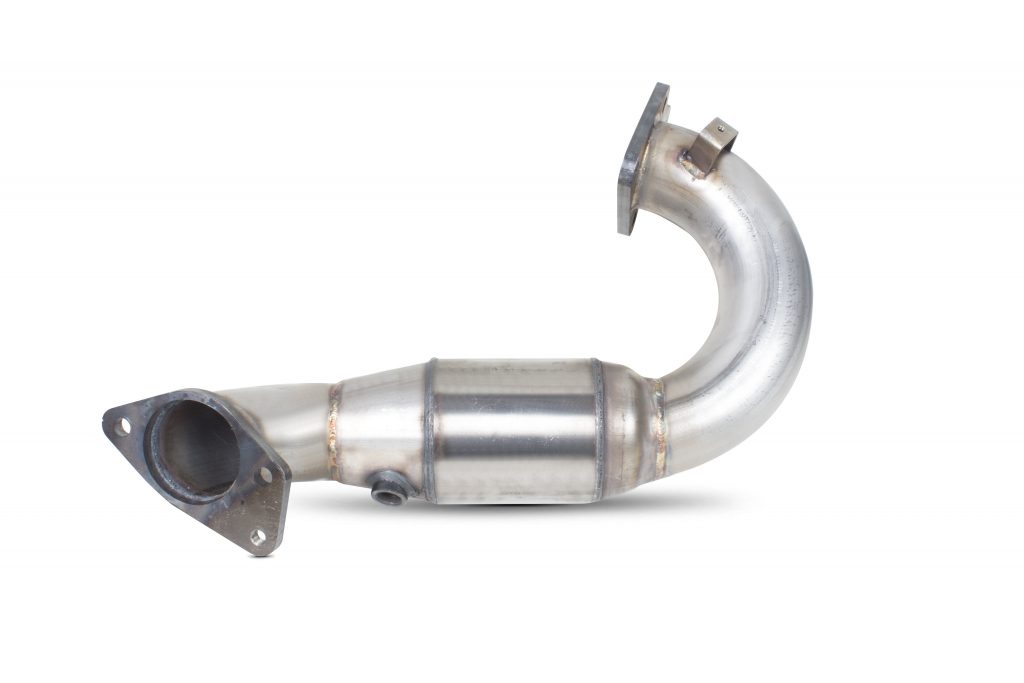 Scorpion Exhausts Renault Clio MK4 RS 200 EDC 2013 2015 Downpipe with high flow sports catalyst