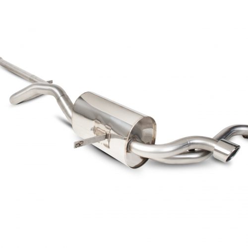 Scorpion Exhausts Renault Megane RS225  2004 2009 Non-resonated Half system – Monaco (twin) Tips