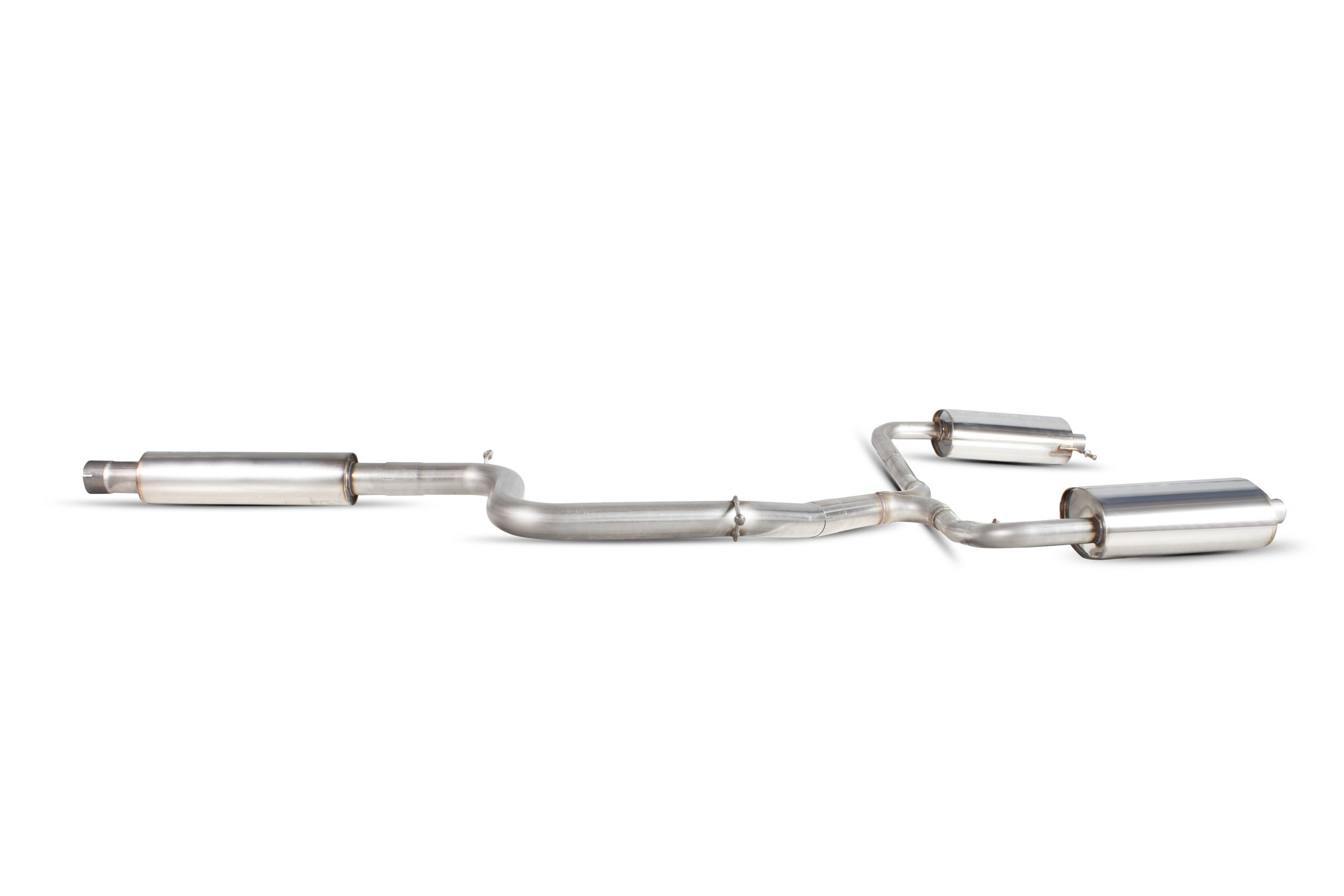 Scorpion Exhausts Skoda Octavia vRS 2.0 TFSi 2013 2018 Resonated cat-back system – OE Fitment