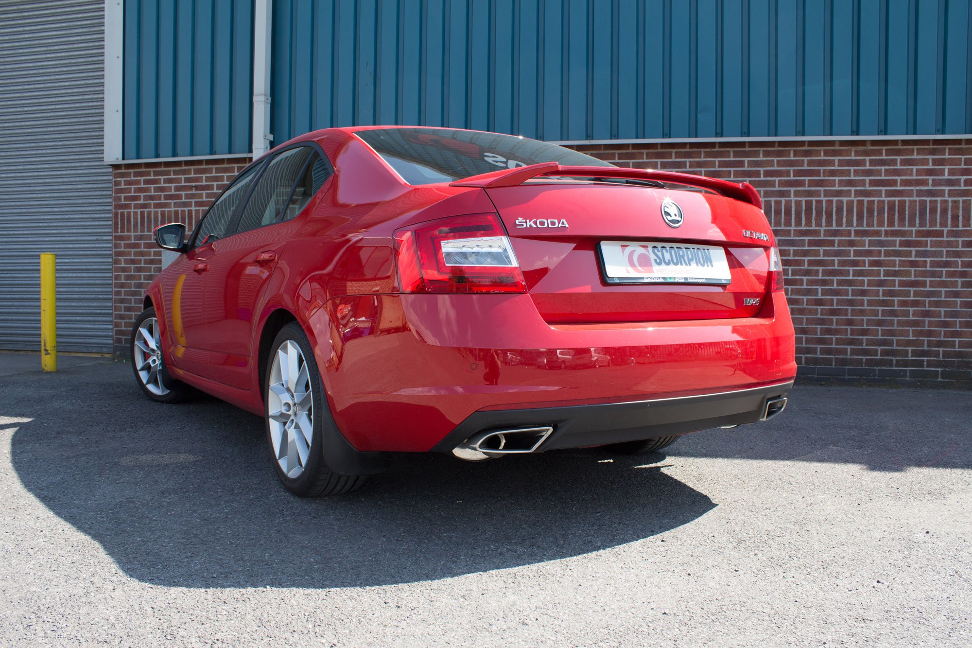 Scorpion Exhausts Skoda Octavia vRS 2.0 TFSi 2013 2018 Non-resonated cat-back system – OE Fitment