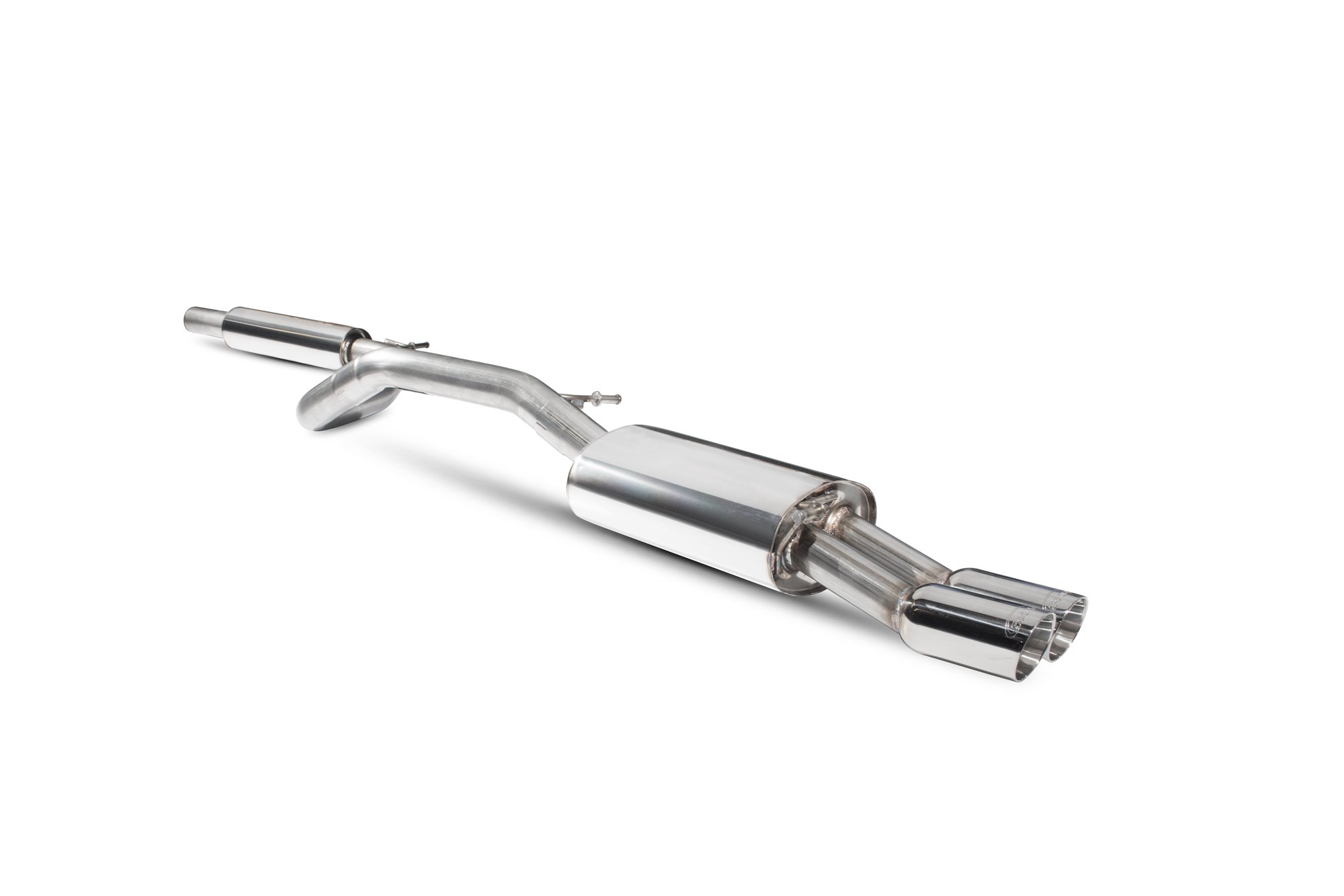 Scorpion Exhausts Seat 1.2 TSi 6J / 6P 2010 2017 Resonated cat-back system – Daytona Tips