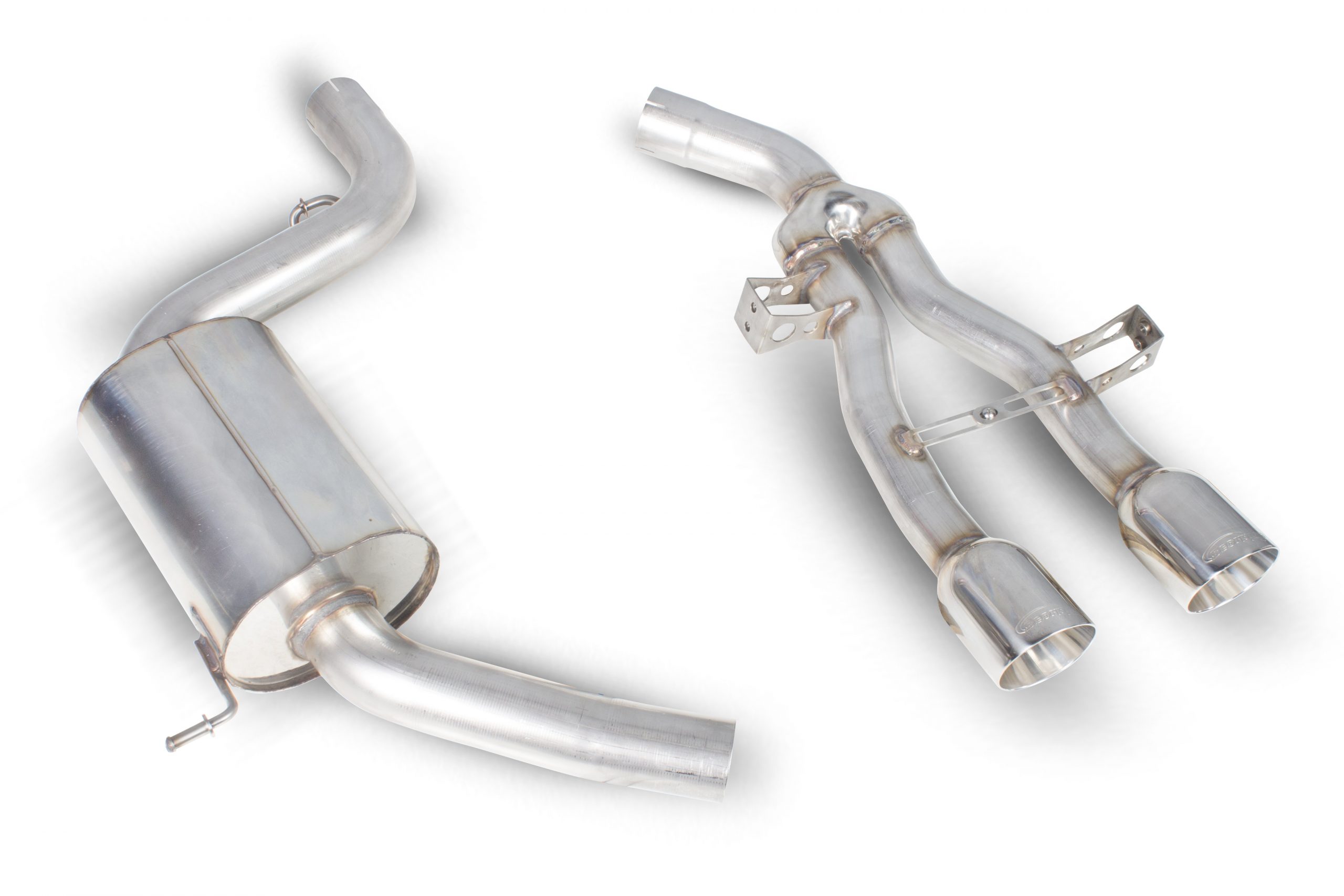 Scorpion Exhausts Seat Leon Cupra R 2.0 Tsi 265 PS 2010 2012 Non-resonated cat-back system – Daytona Tips