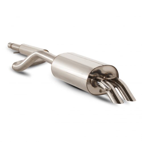 Scorpion Exhausts Volkswagen Golf Mk4 All excluding 2.3 V5 & 4WD models  1998 2006 Resonated cat-back system – Discrete Tips