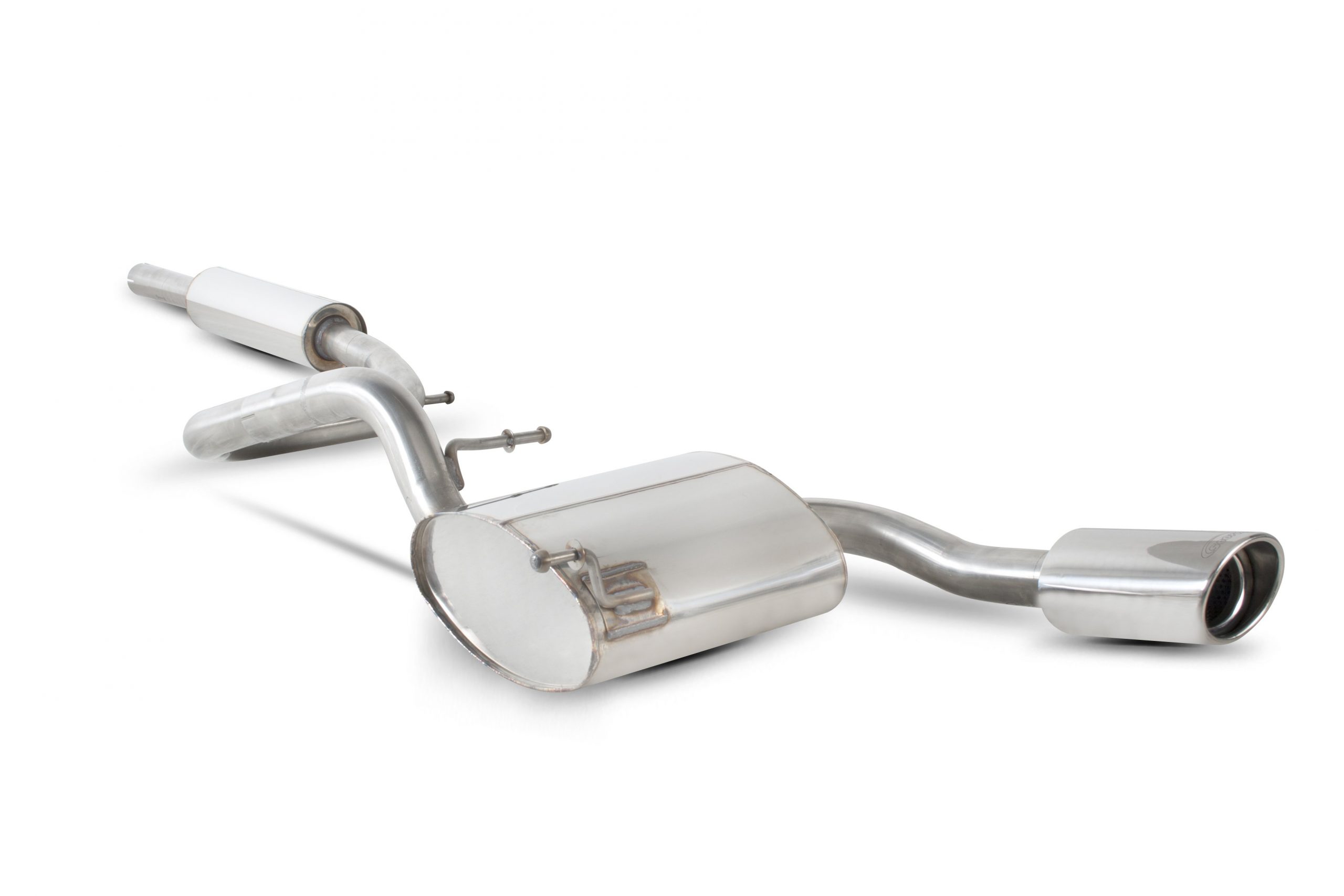 Scorpion Exhausts Volkswagen Lupo 1.4 16v Sport/Arosa 1.4 16v Sport 1998 2005 Cat-back System – Resonated – EVO Tip