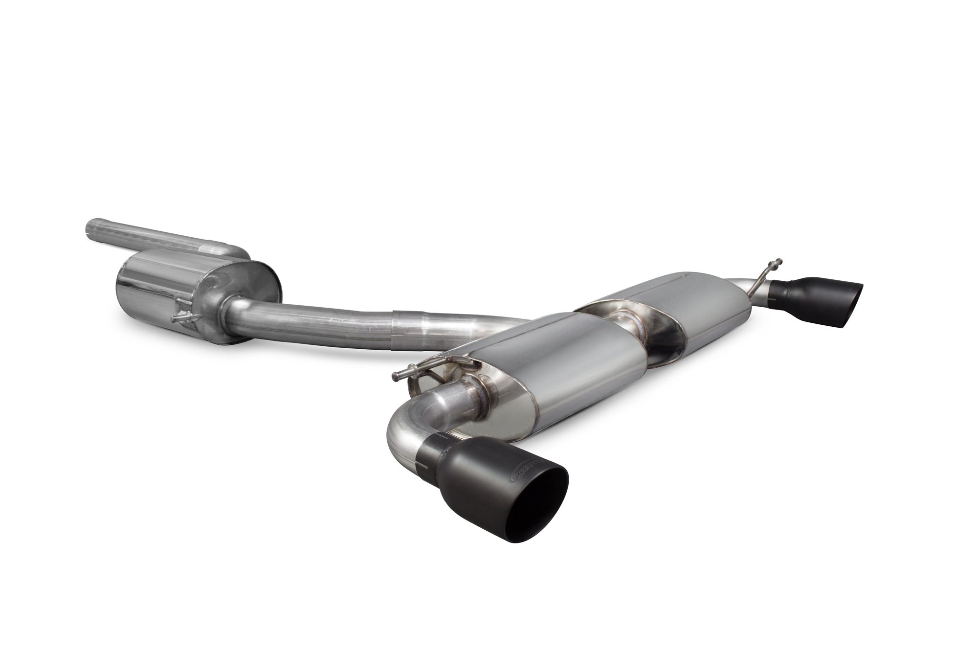 Scorpion Exhausts Volkswagen Golf Mk6 Gti 2.0 Tsi 2009 2013 Resonated cat-back system – Daytona Ceramic Tips