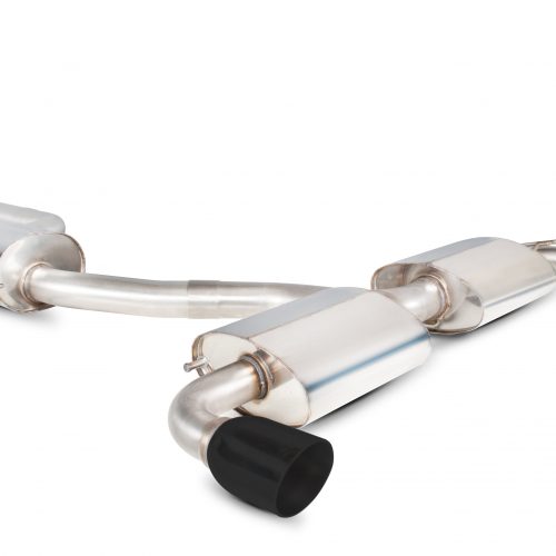 Scorpion Exhausts Volkswagen Scirocco R 2009 2017 Resonated cat-back system – Daytona Ceramic Tips