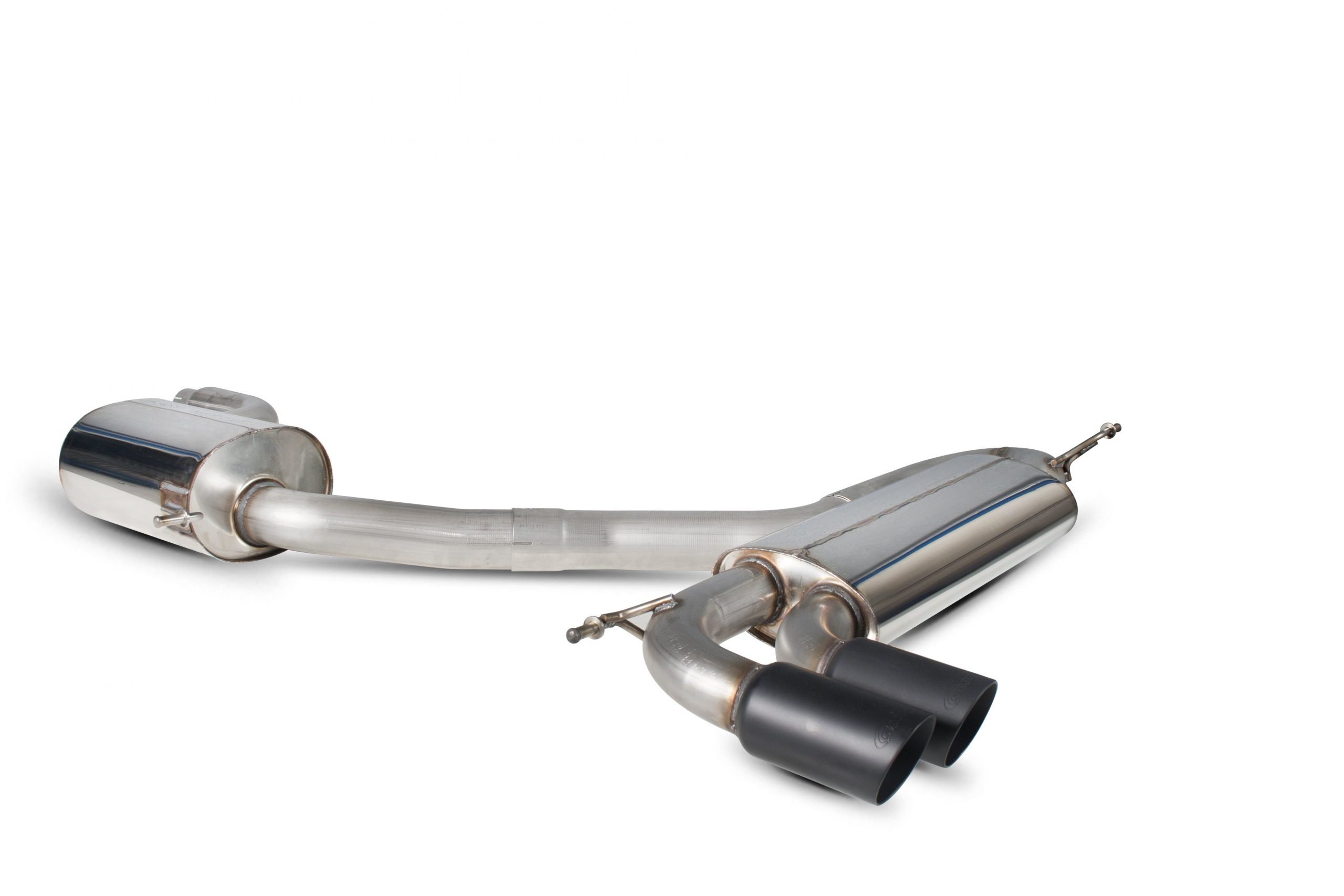Scorpion Exhausts Volkswagen Golf MK5 Gti & Edition 30 2004 2009 Resonated cat-back system – Daytona Ceramic Tips