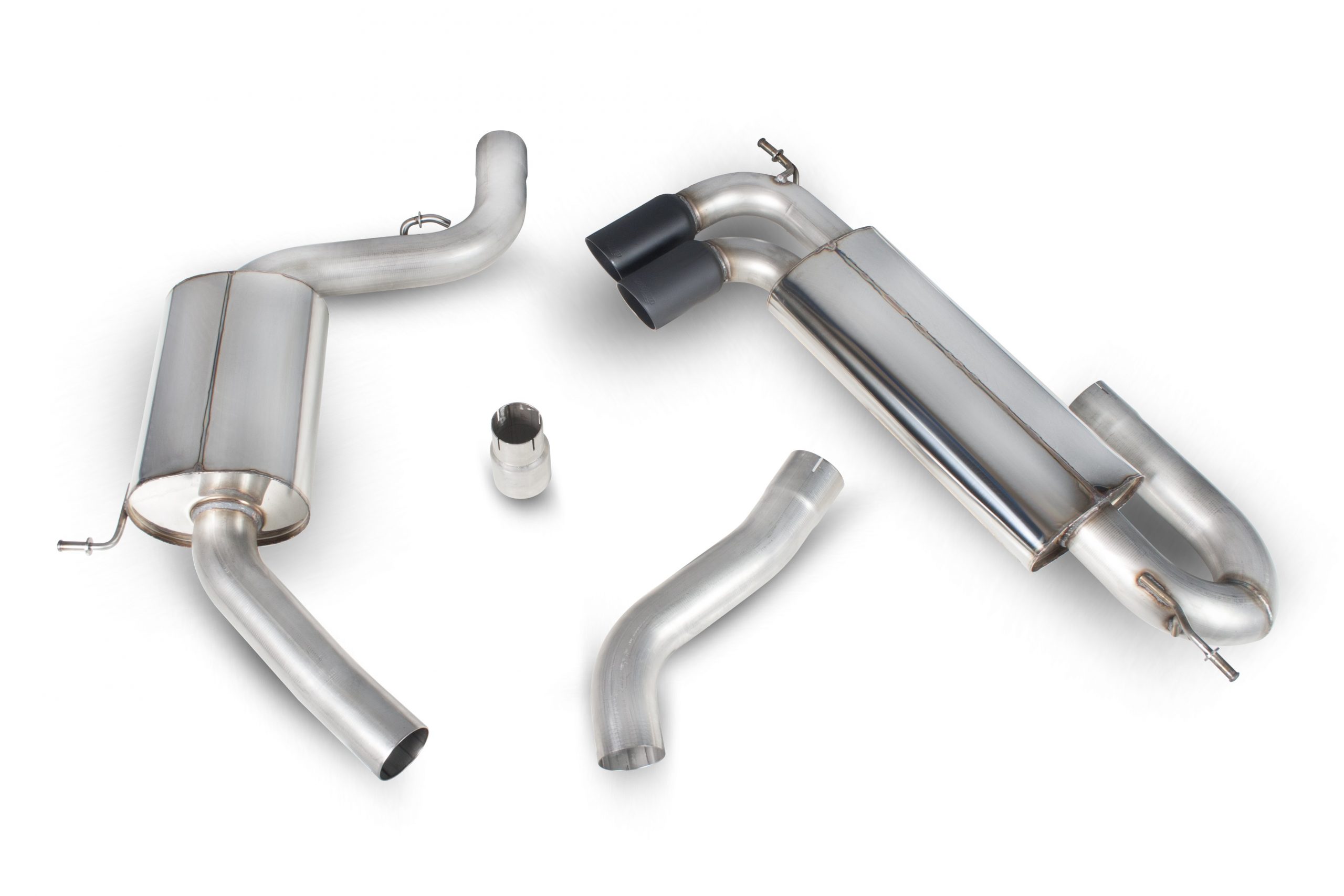 Scorpion Exhausts Volkswagen Golf MK5 Gti & Edition 30 2004 2009 Resonated cat-back system – Daytona Ceramic Tips