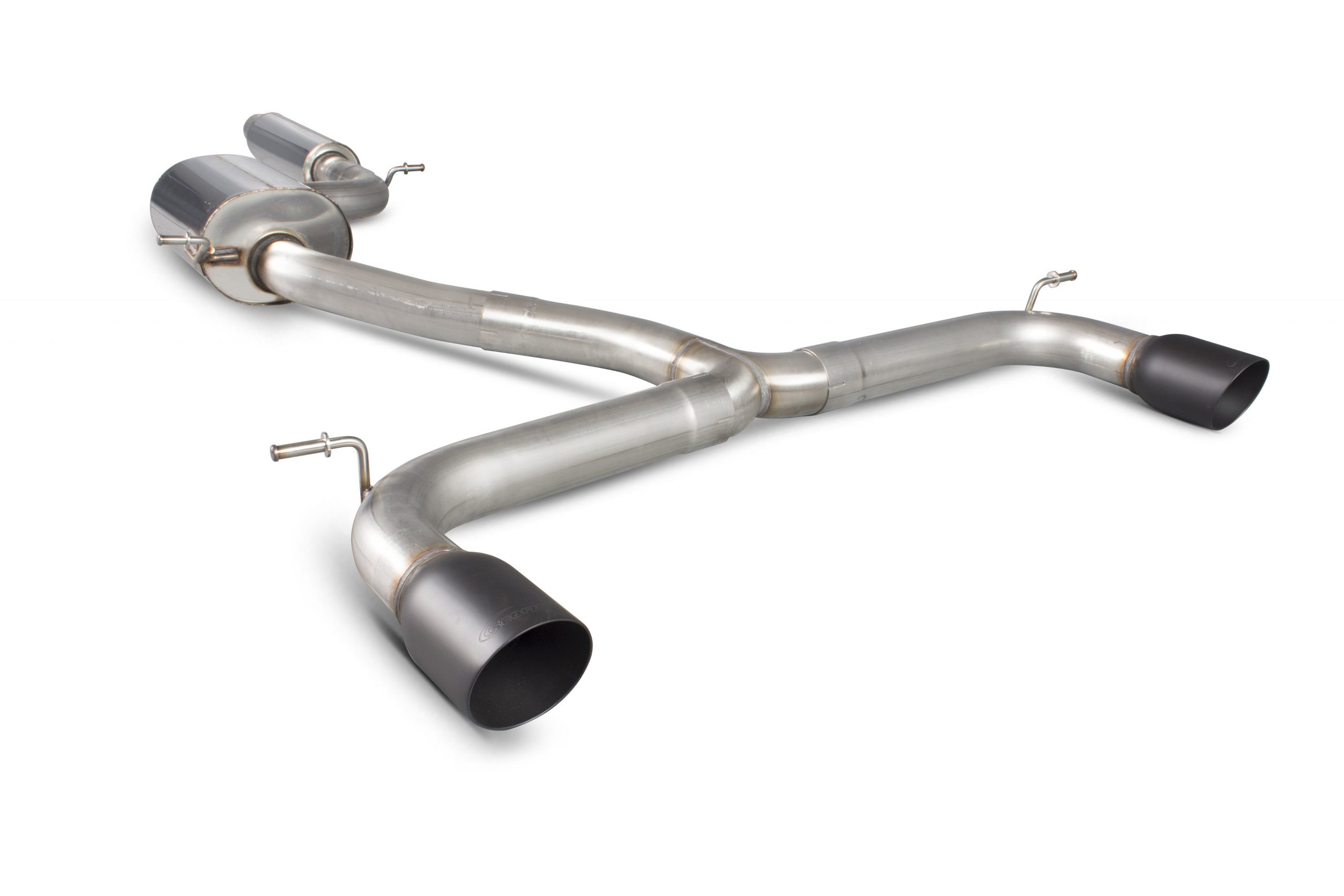 Scorpion Exhausts Volkswagen Golf MK7 Gti 2013 2016 Resonated cat-back system – Daytona Ceramic Tips